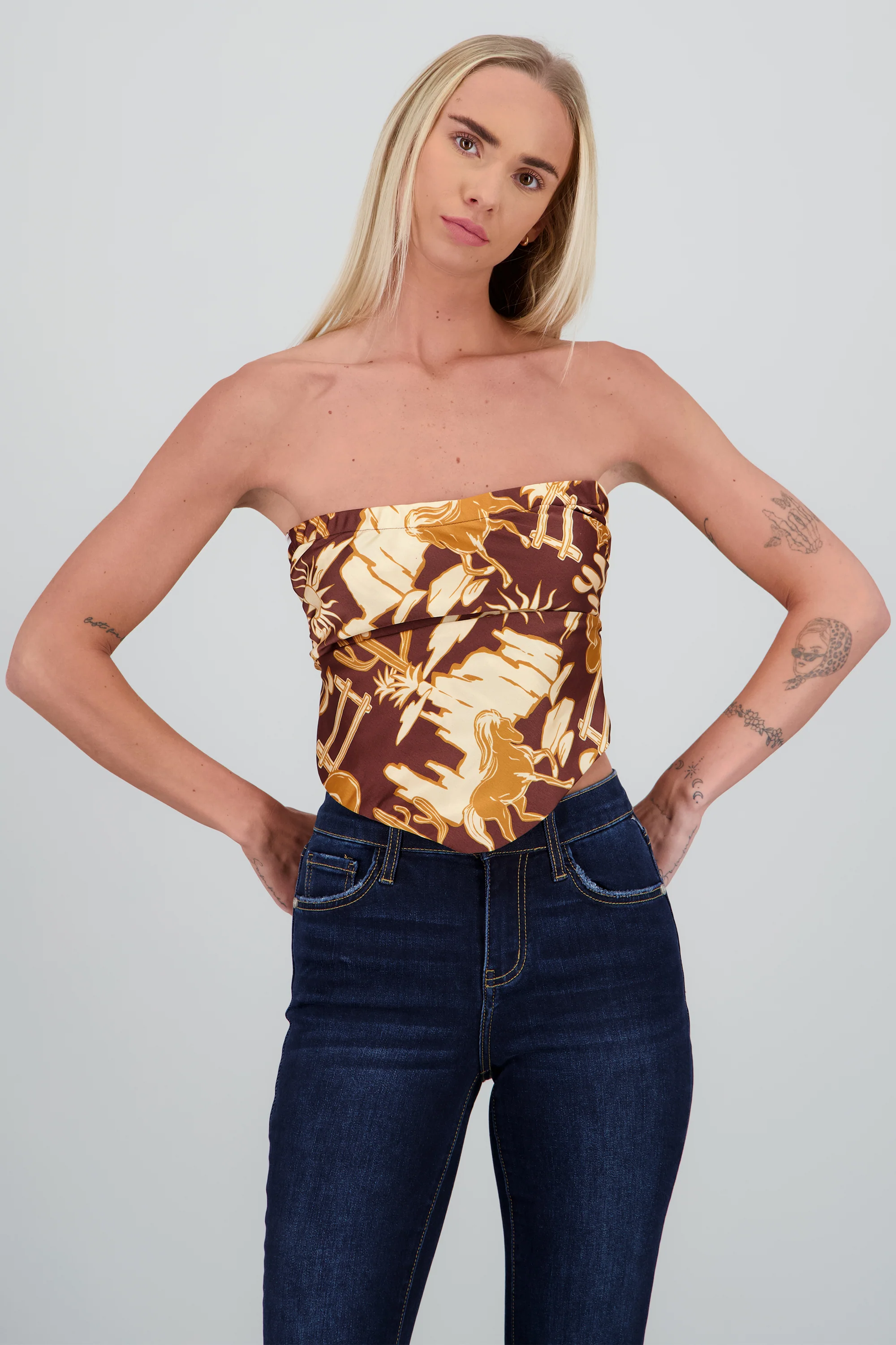 Top bandana cowboy print - Image 2