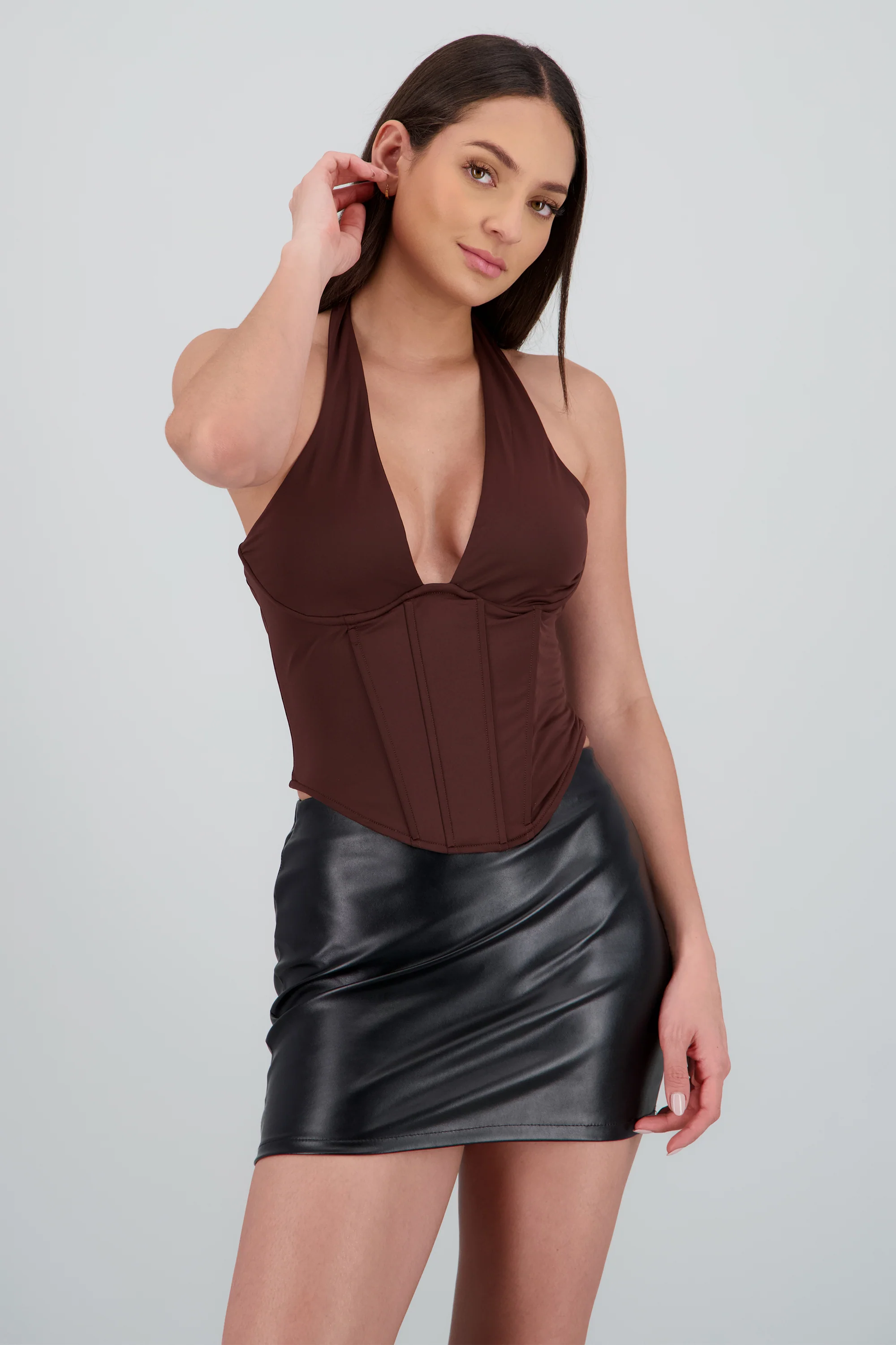 Top corset halter con varillas - Image 2