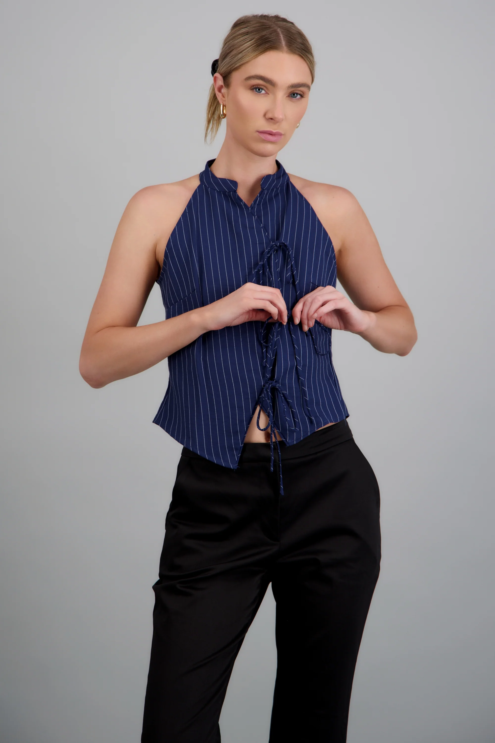 top cruzado rayas - Image 2