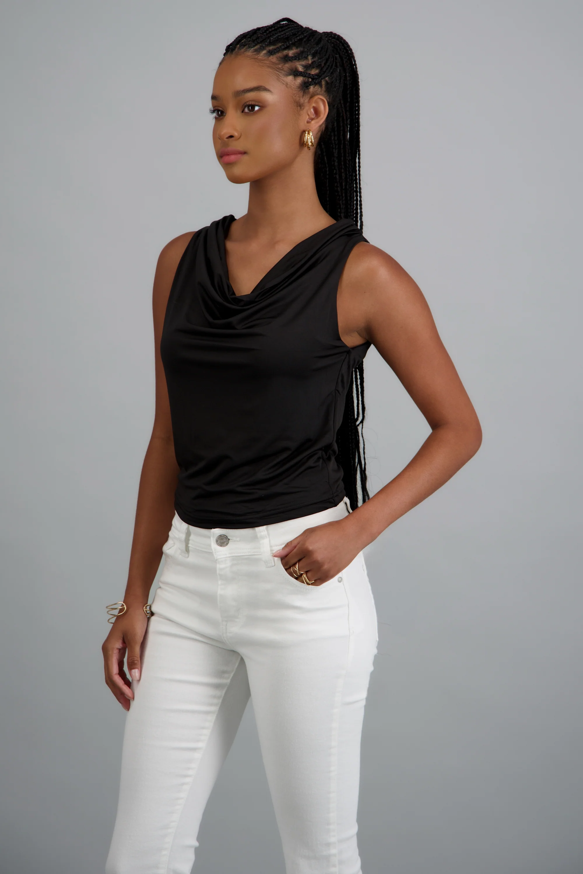 Top cuello cascada - Image 3