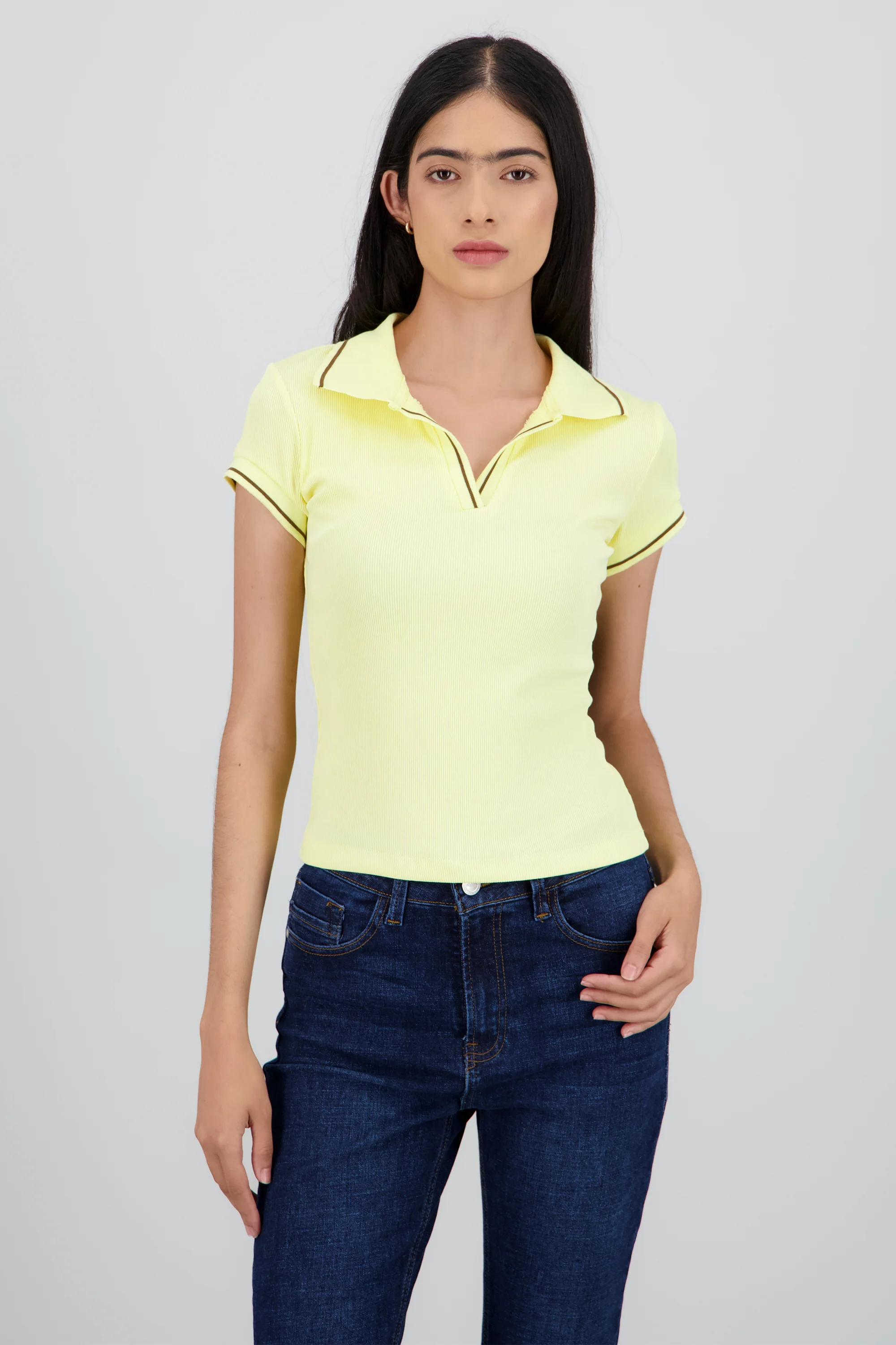 Top cuello polo