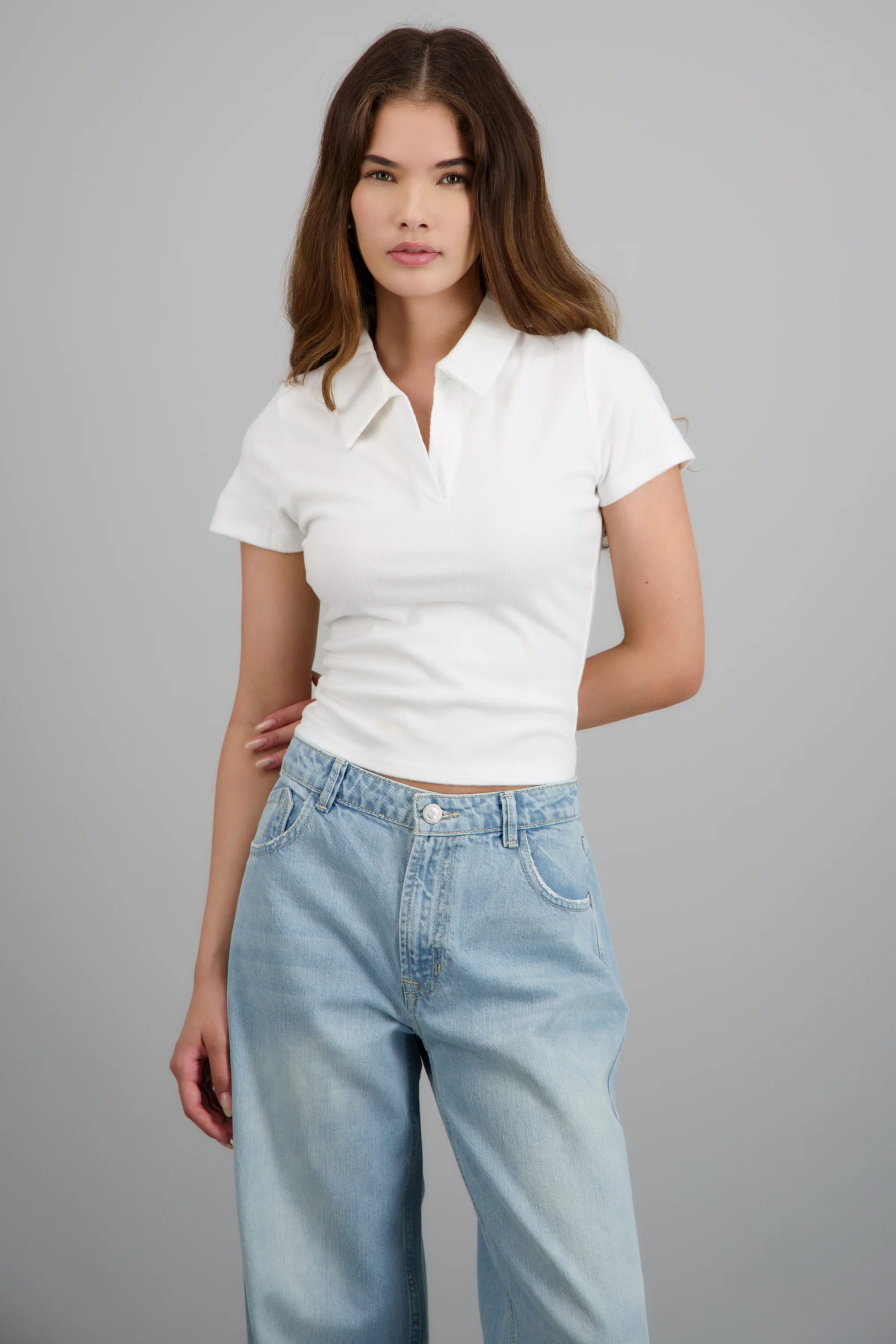 Top cuello polo suave - Image 3
