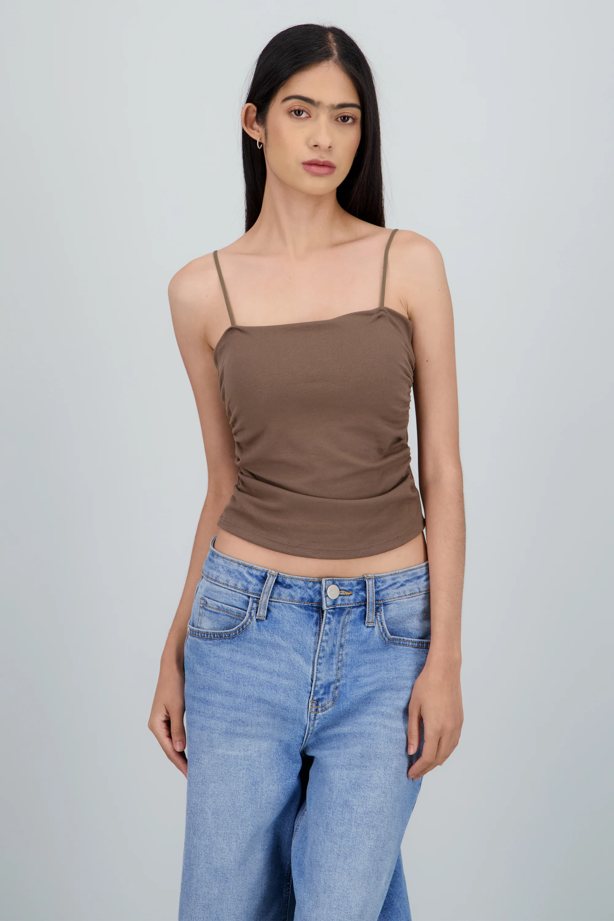 Top de tirantes con copas liso - Image 2