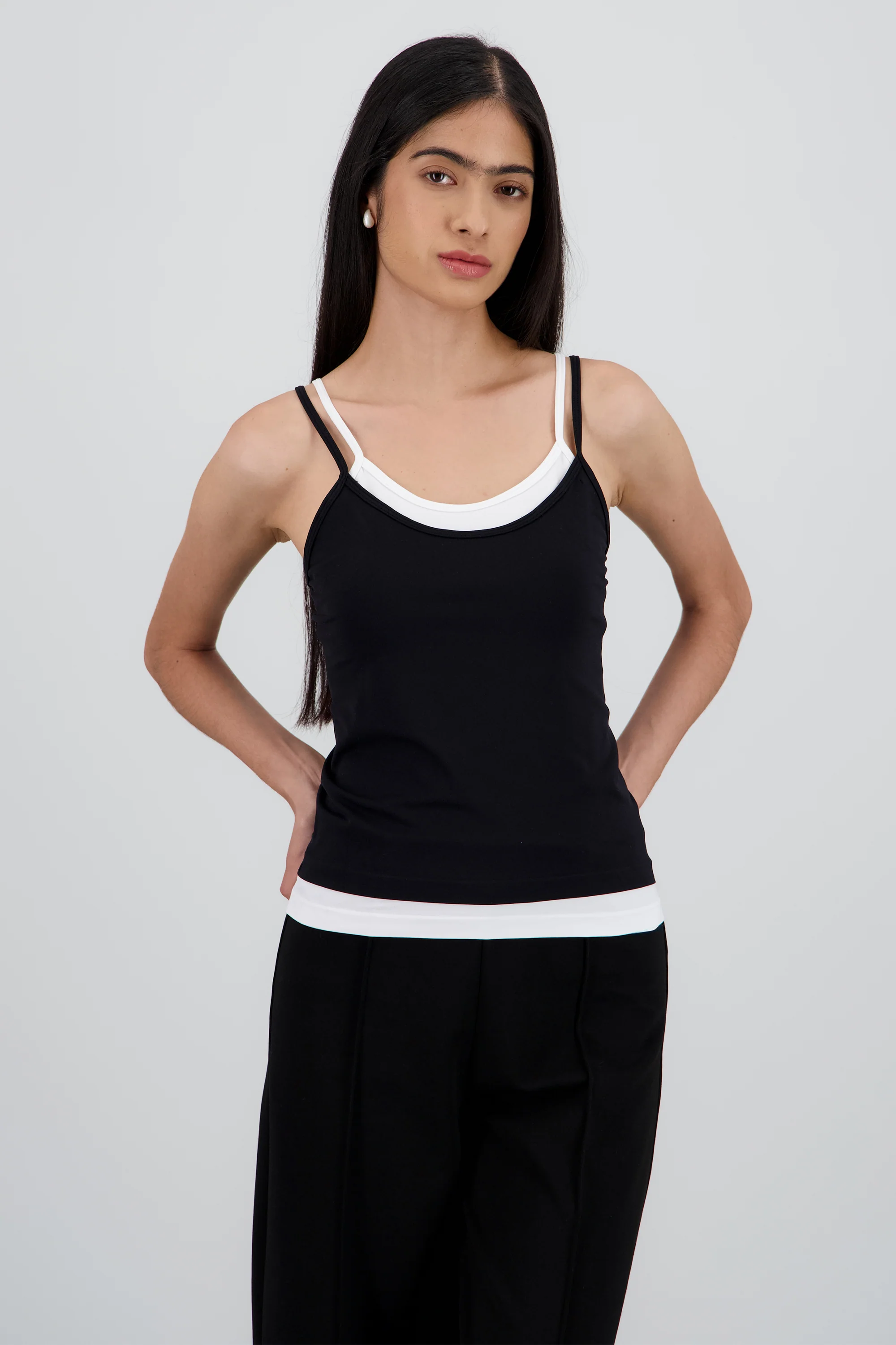 Top doble tirantes