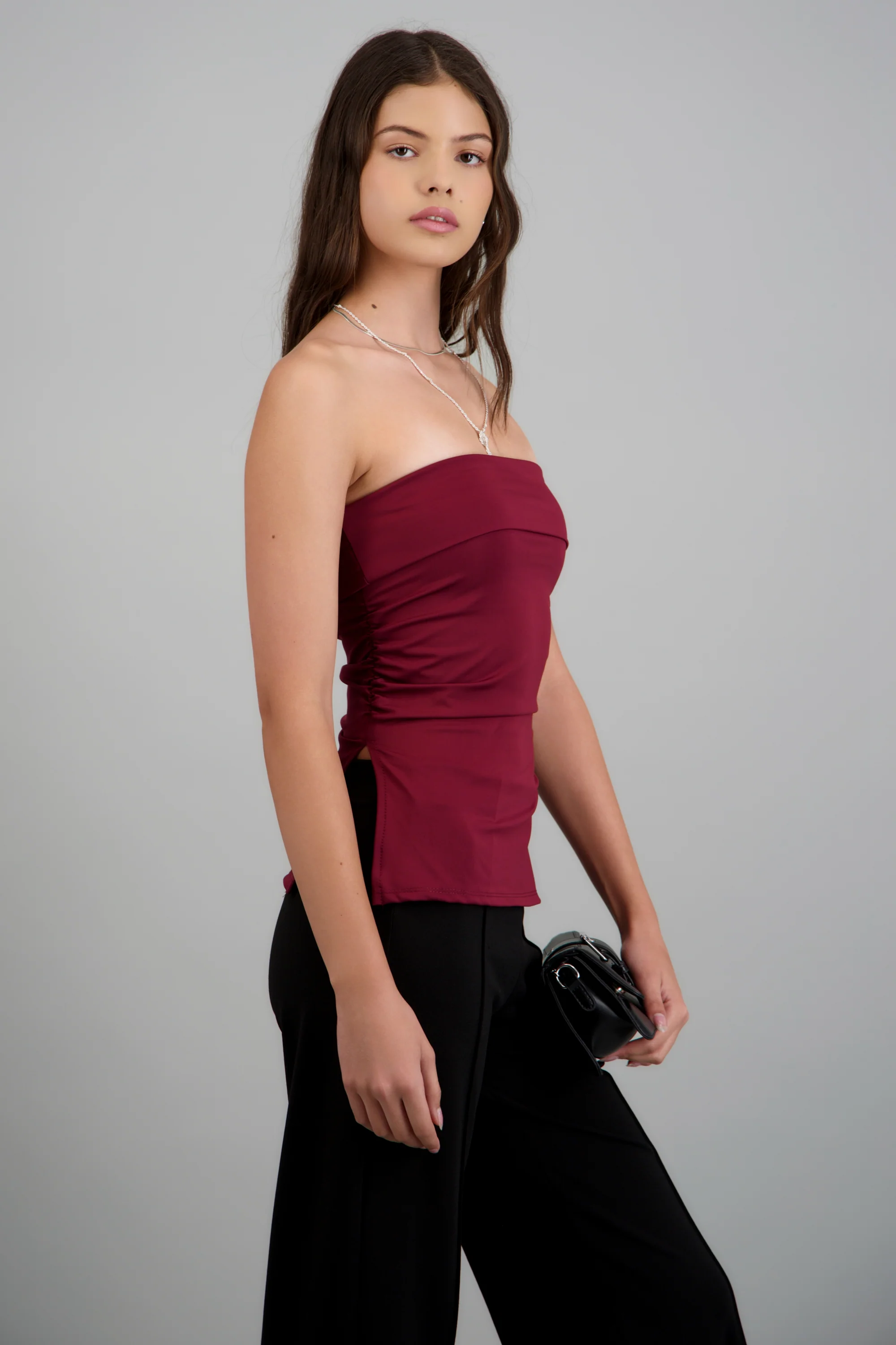 Top drapeado con aberturas - Image 2
