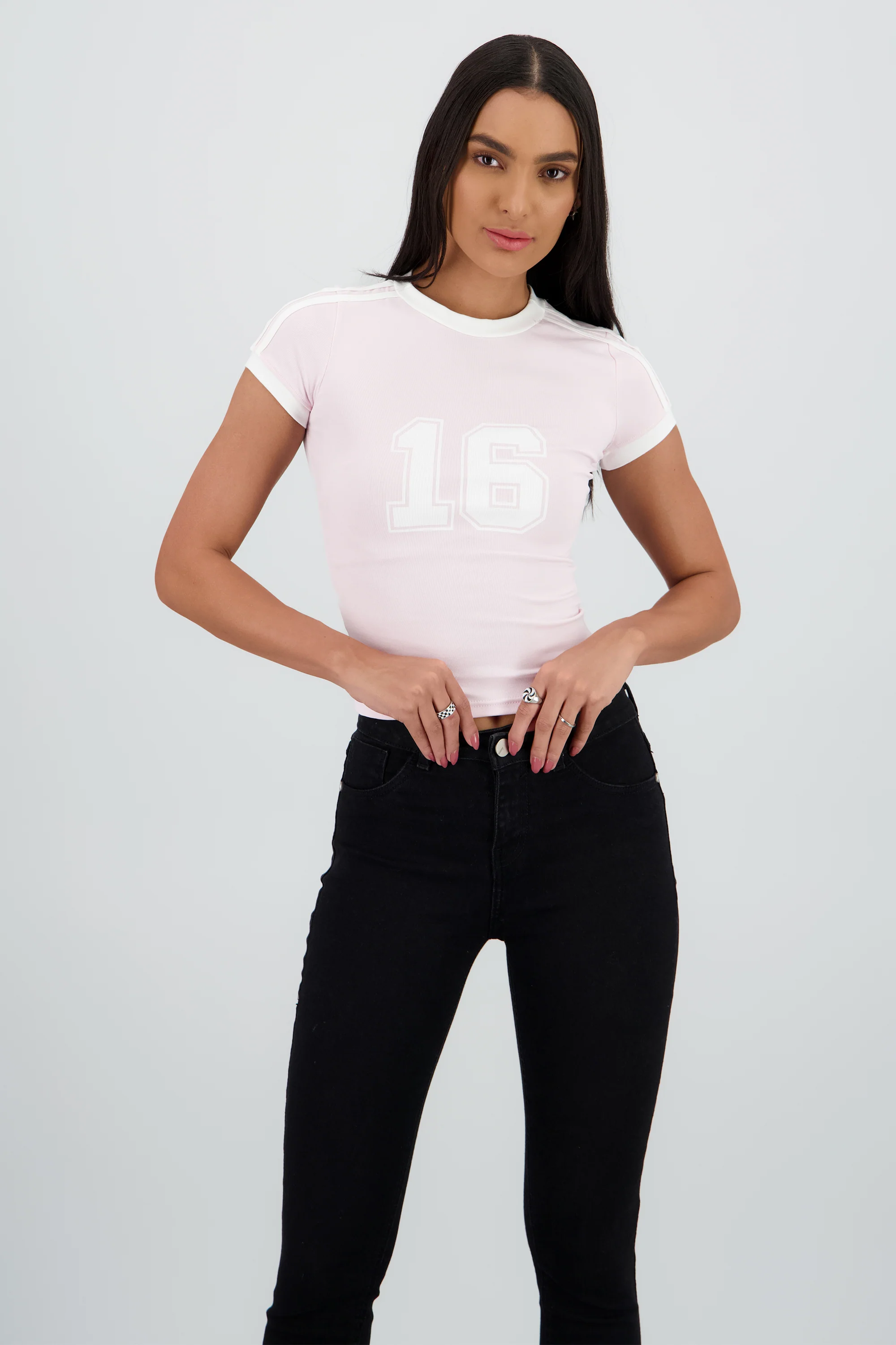 Top estampado contraste - Image 2