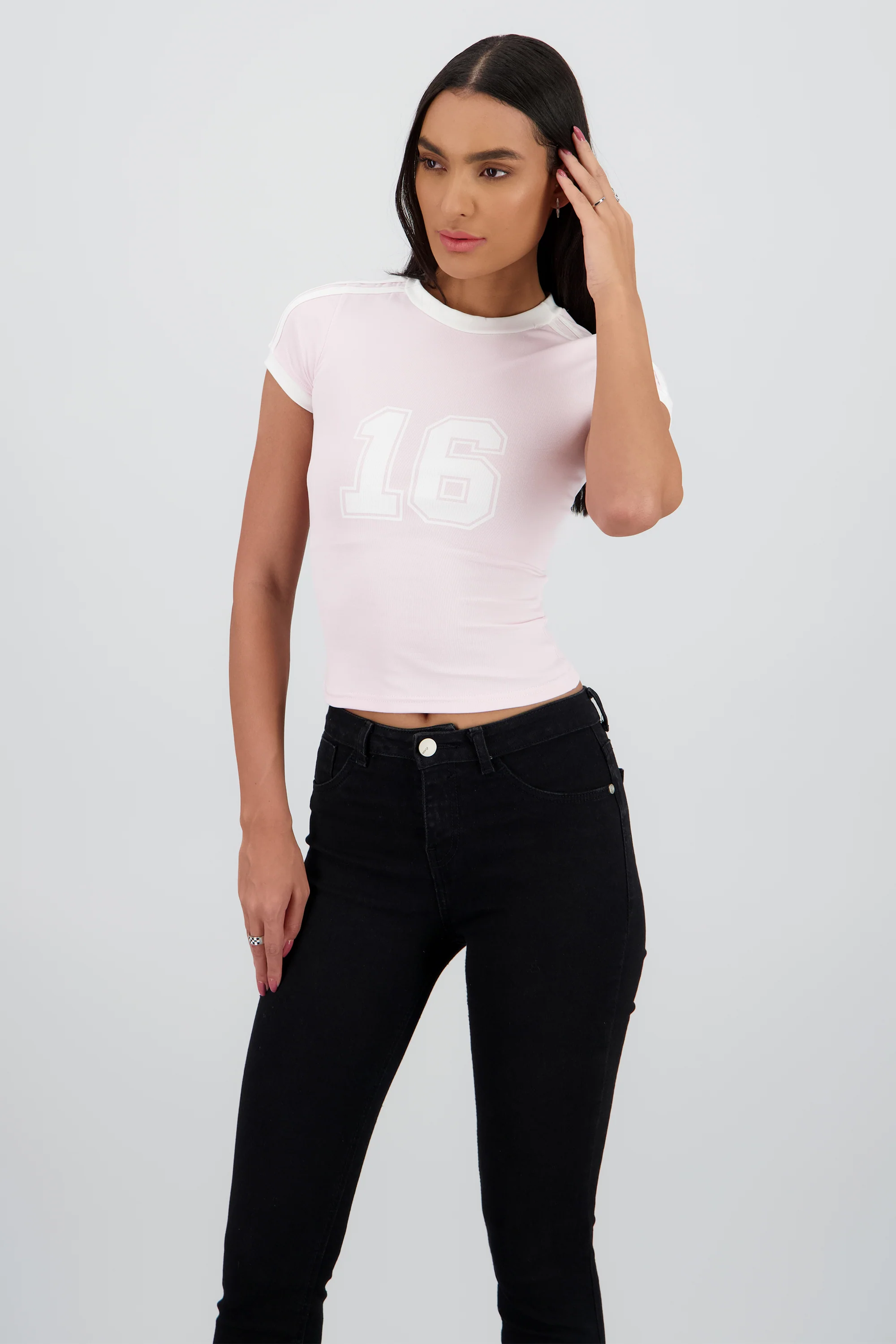 Top estampado contraste - Image 3