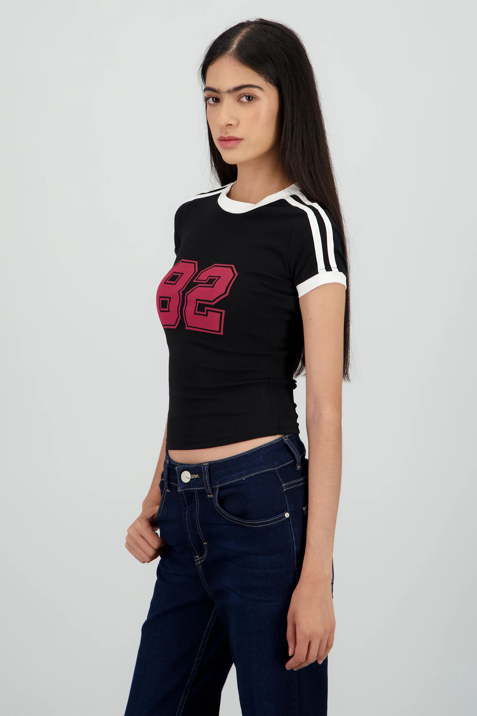Top estampado contraste - Image 3