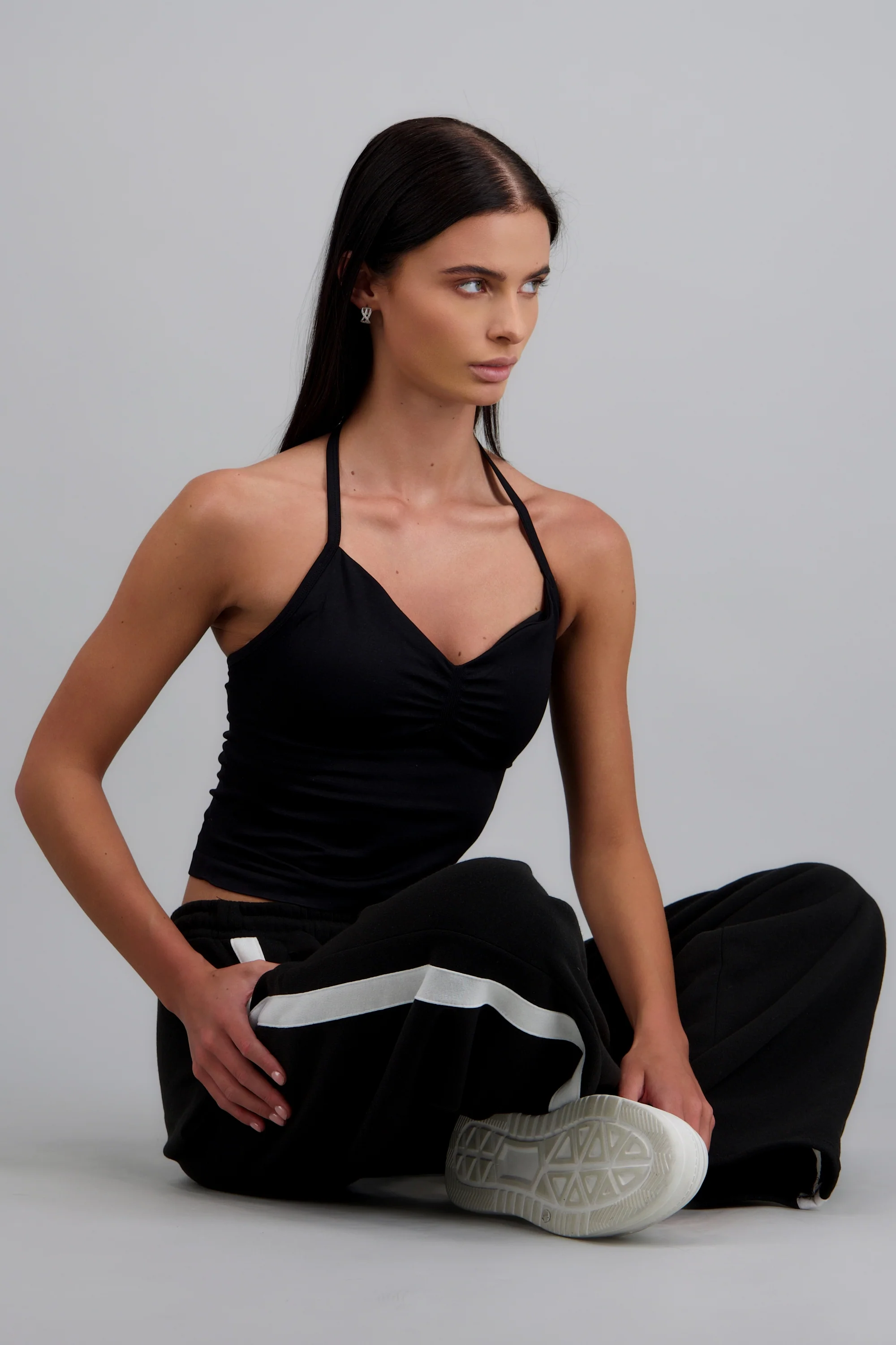 Top halter con copas