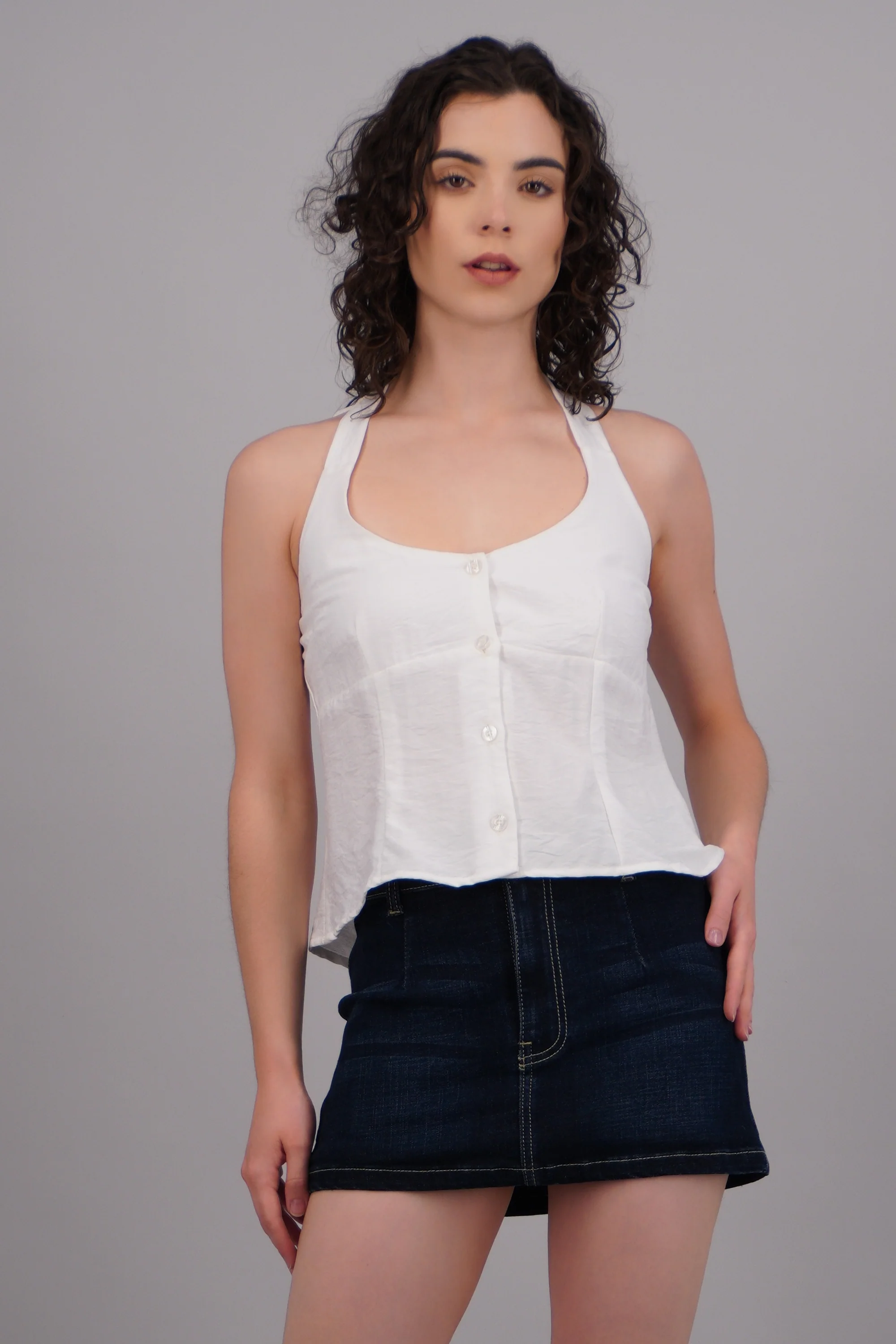 Top halter det botones