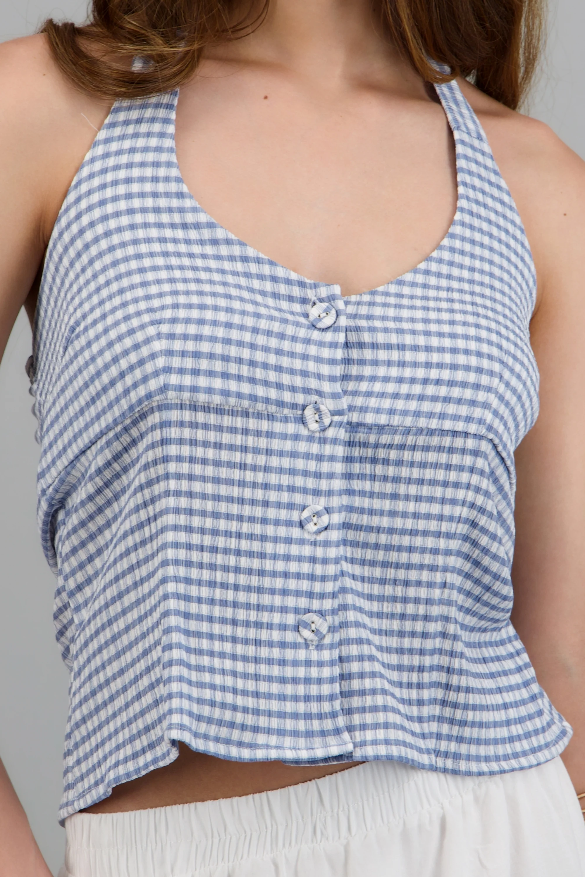 Top halter detalle cuadros - Image 5