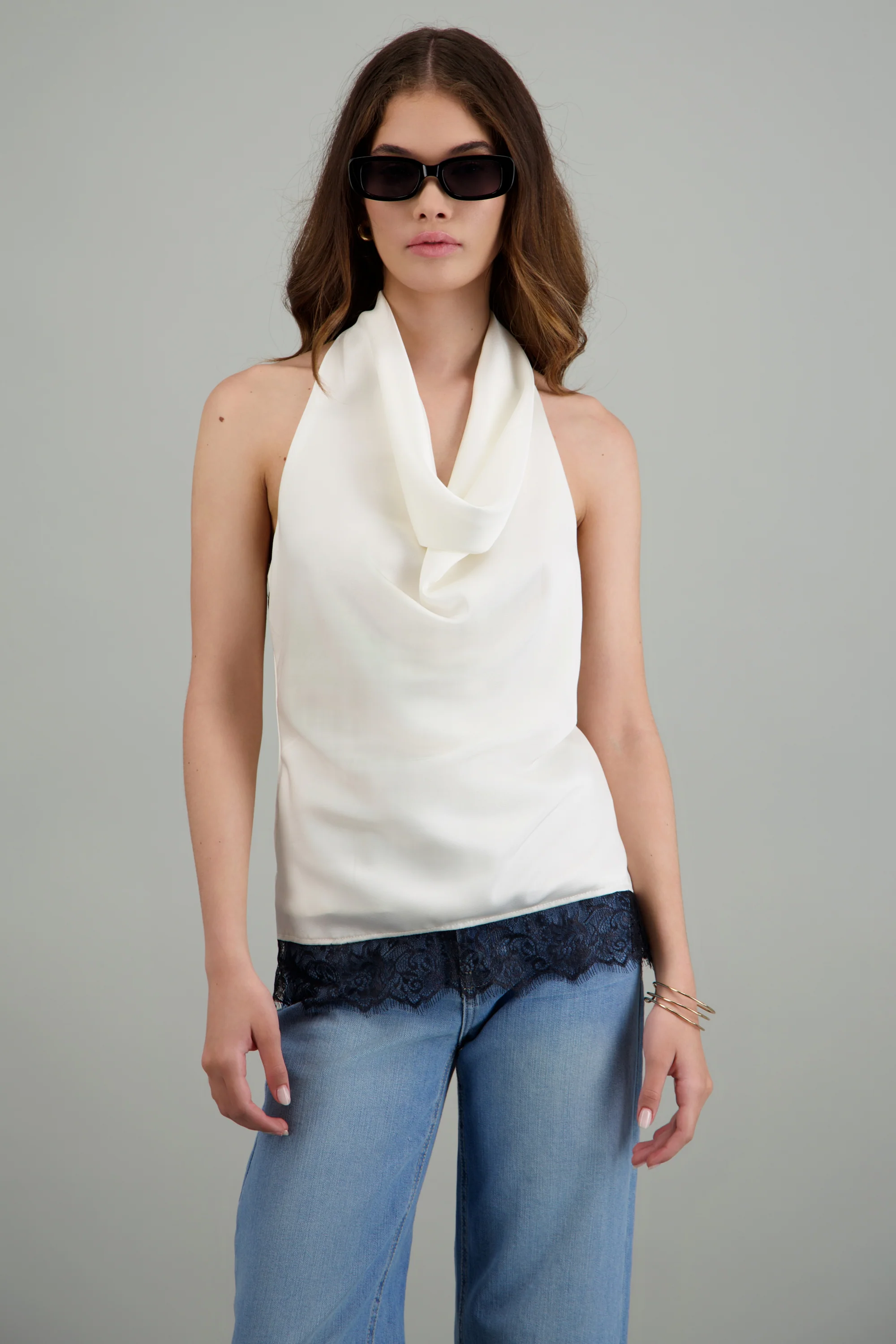 Top halter detalle encaje - Image 4