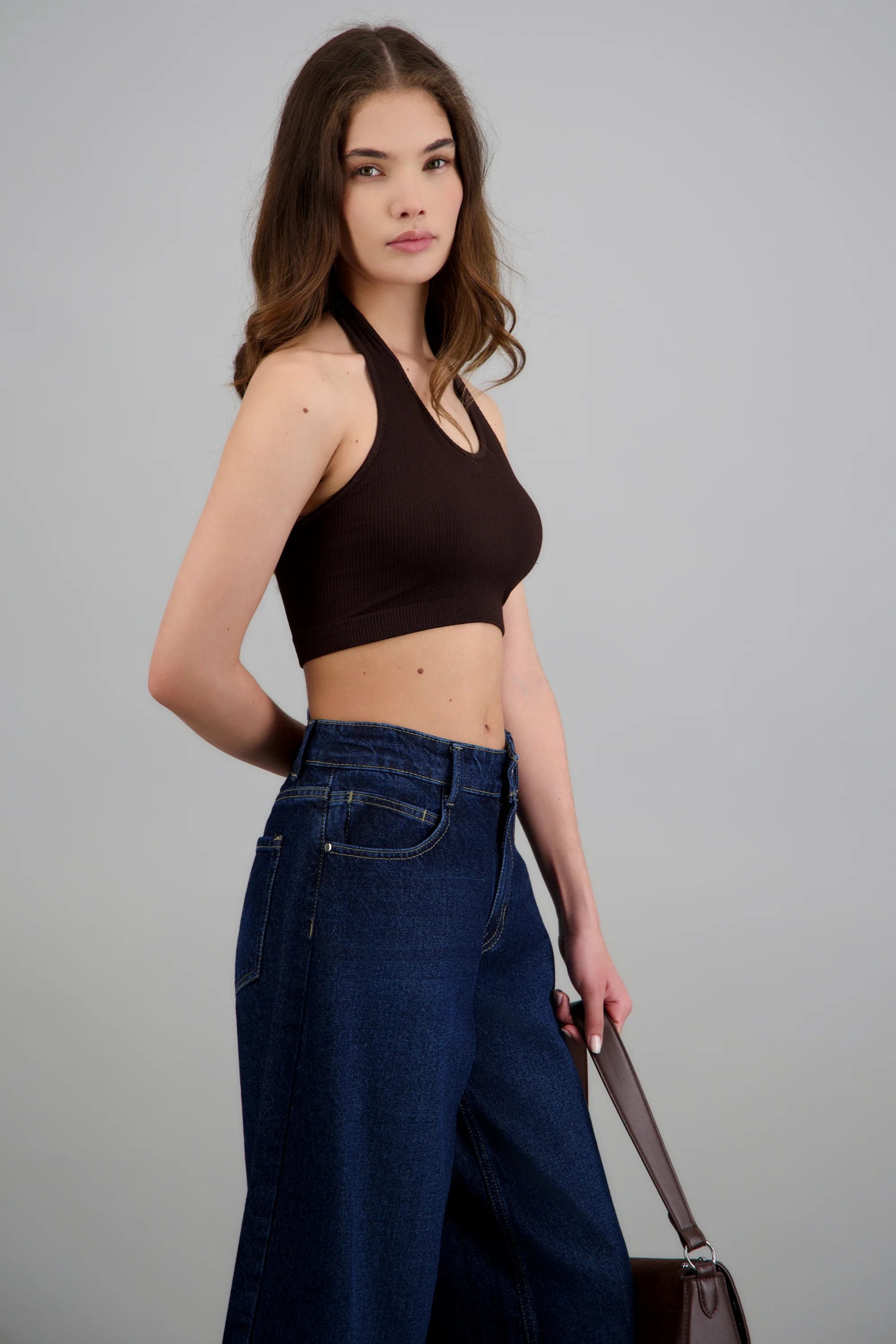 Top halter detalle rib - Image 4