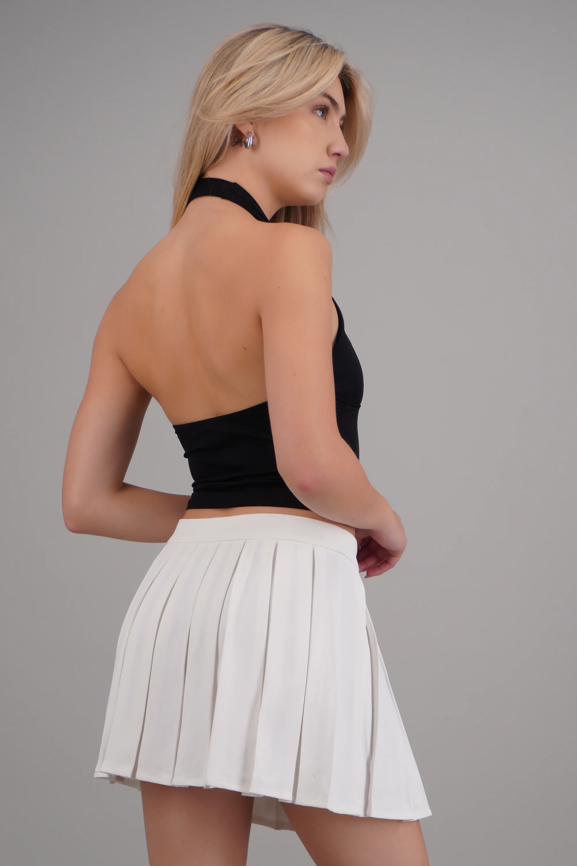 Top halter escote v - Image 4