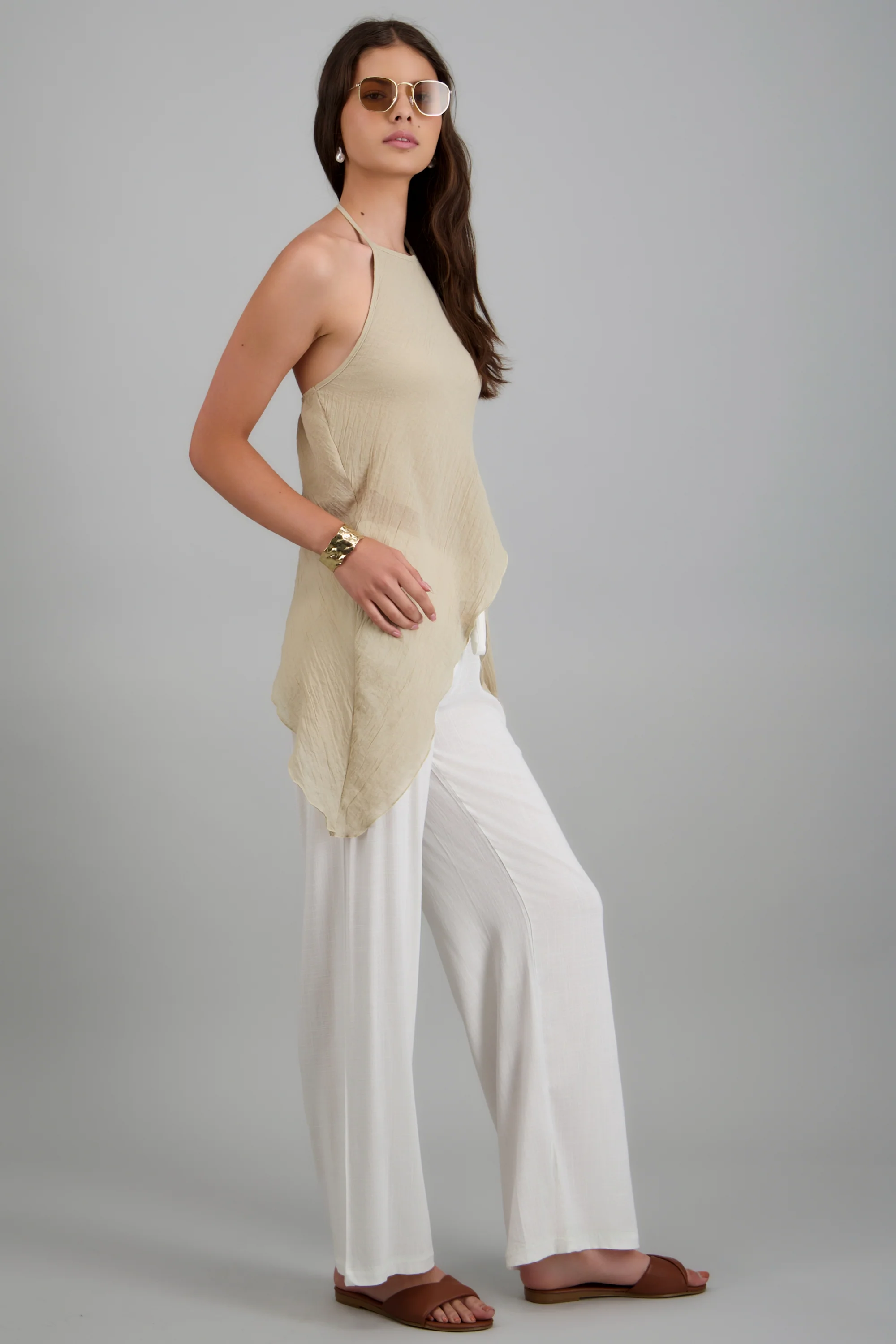 Top halter estampado cruzado - Image 3