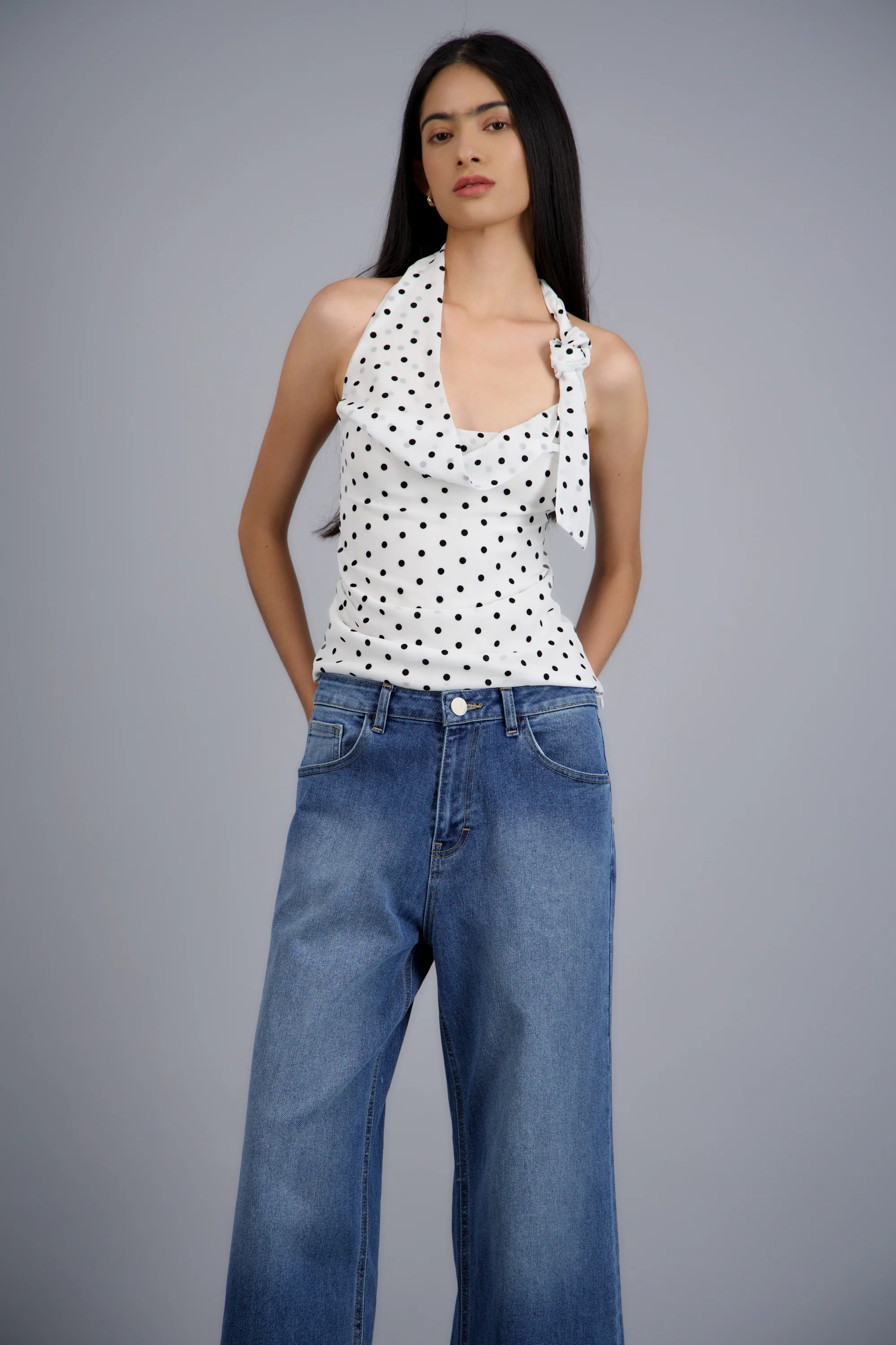 Top halter mini polka dots - Image 2