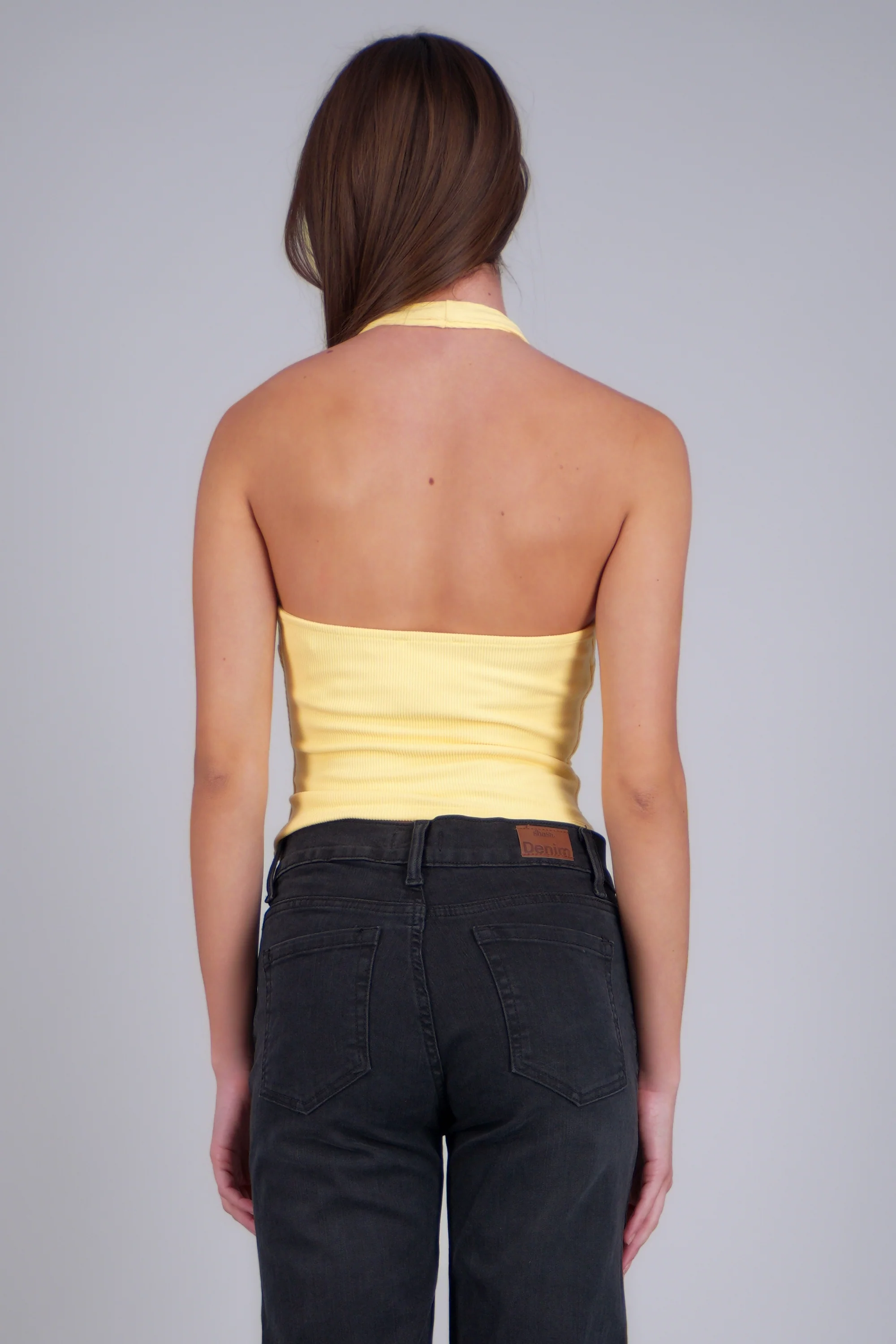 Top halter rib forrado doble tela - Image 4