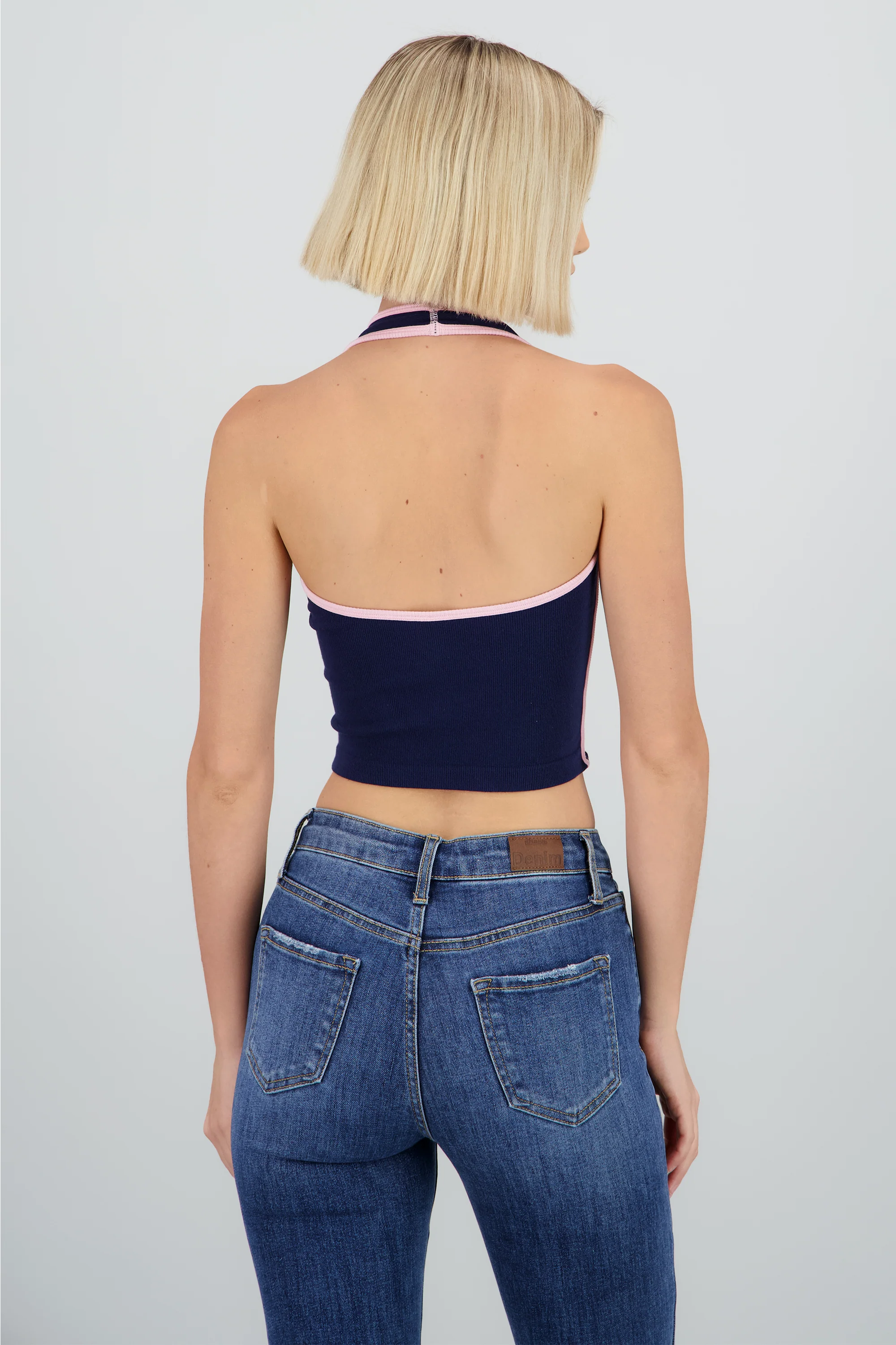Top halter seamless contraste - Image 4