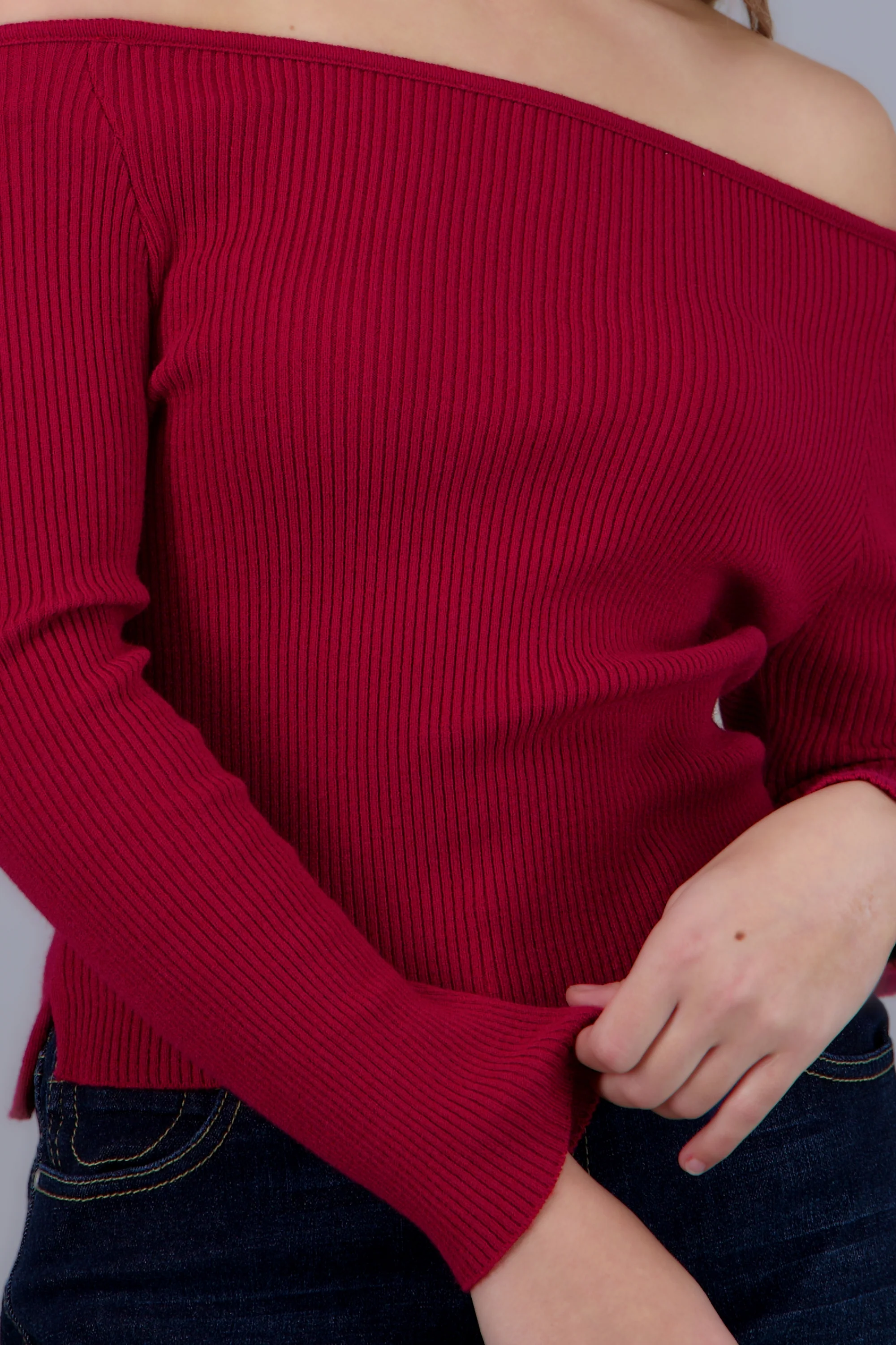 Top off shoulder detalle abertura - Image 5