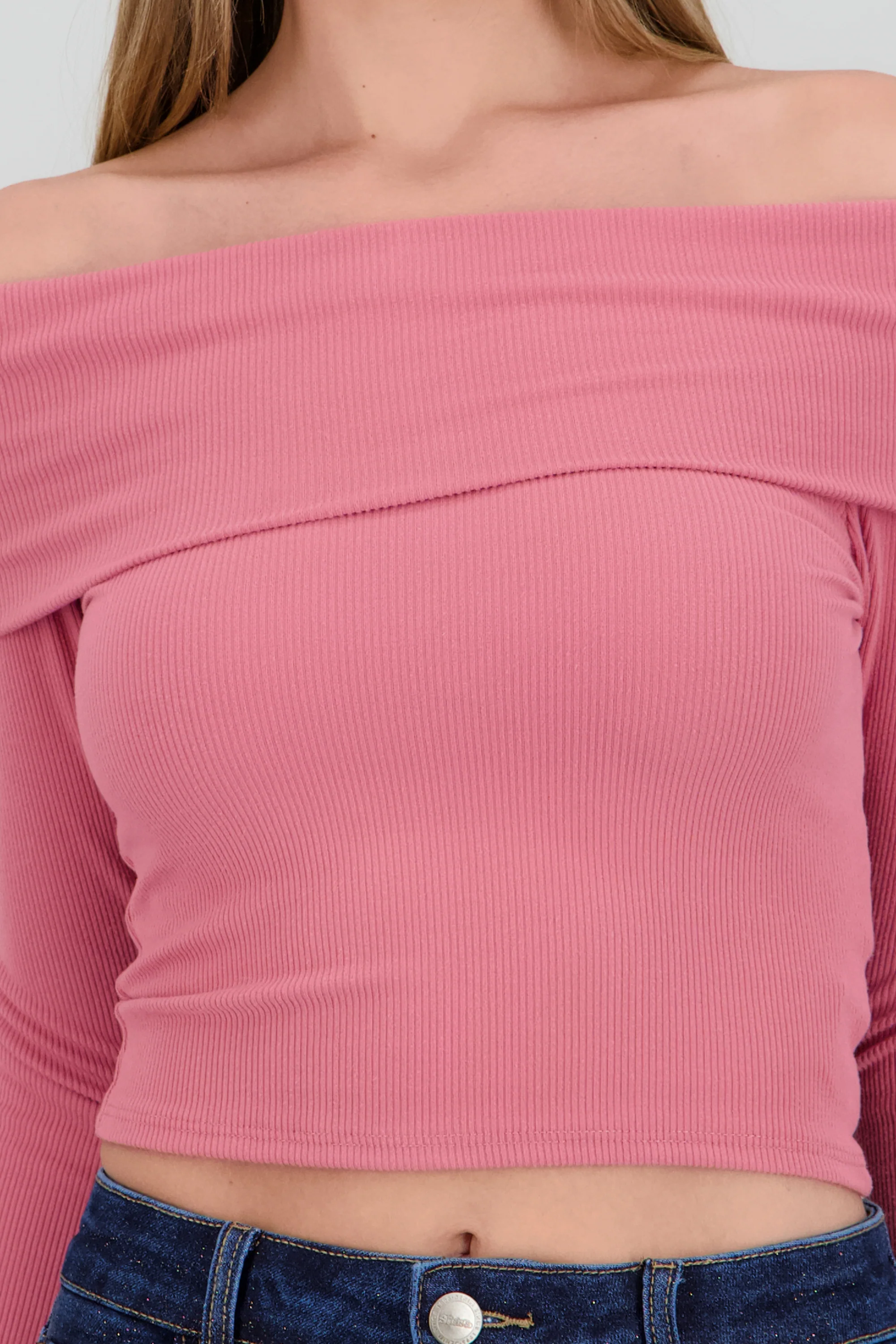 TOP OFF SHOULDER M/L RIB - Image 5