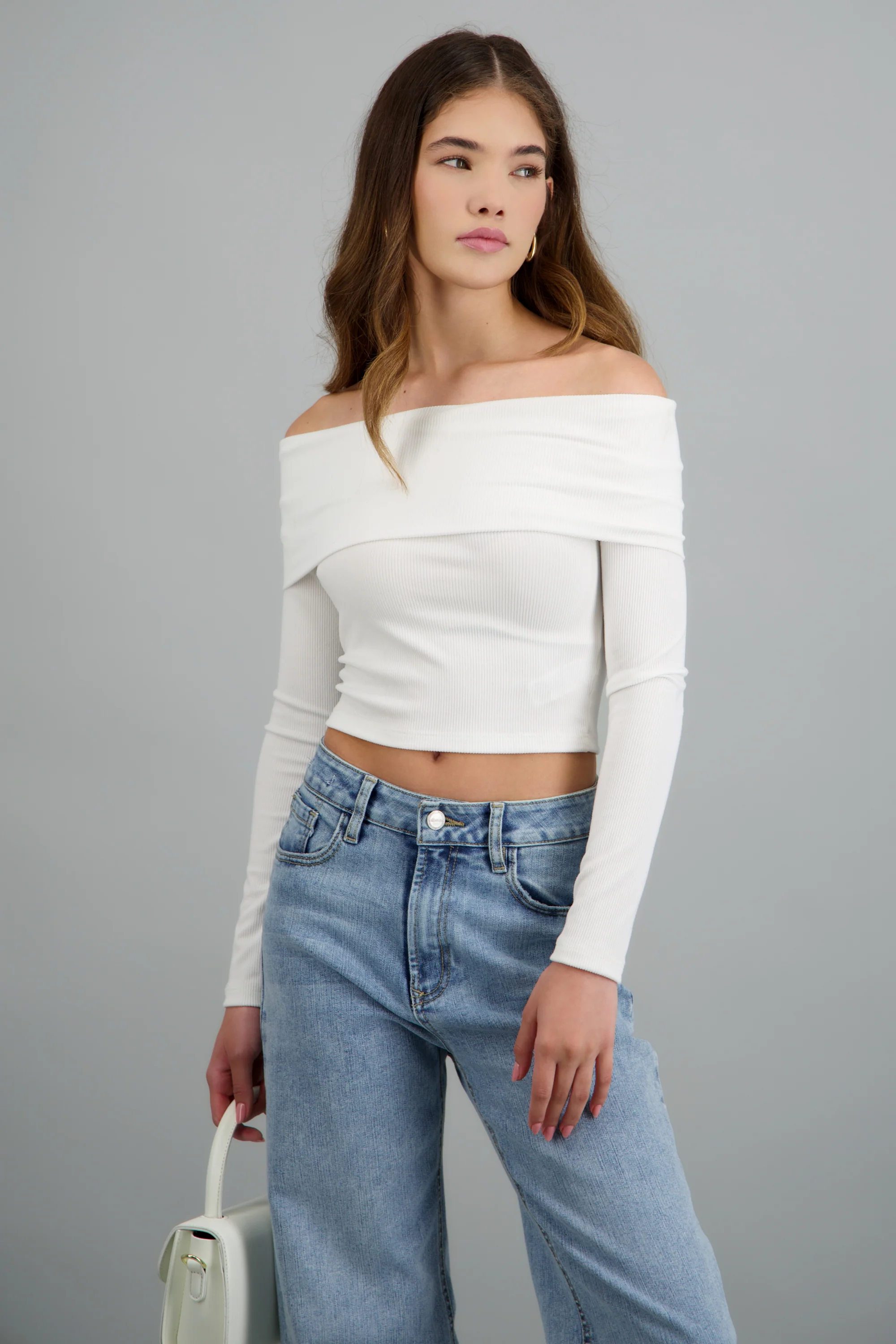 TOP OFF SHOULDER M/L RIB - Image 3