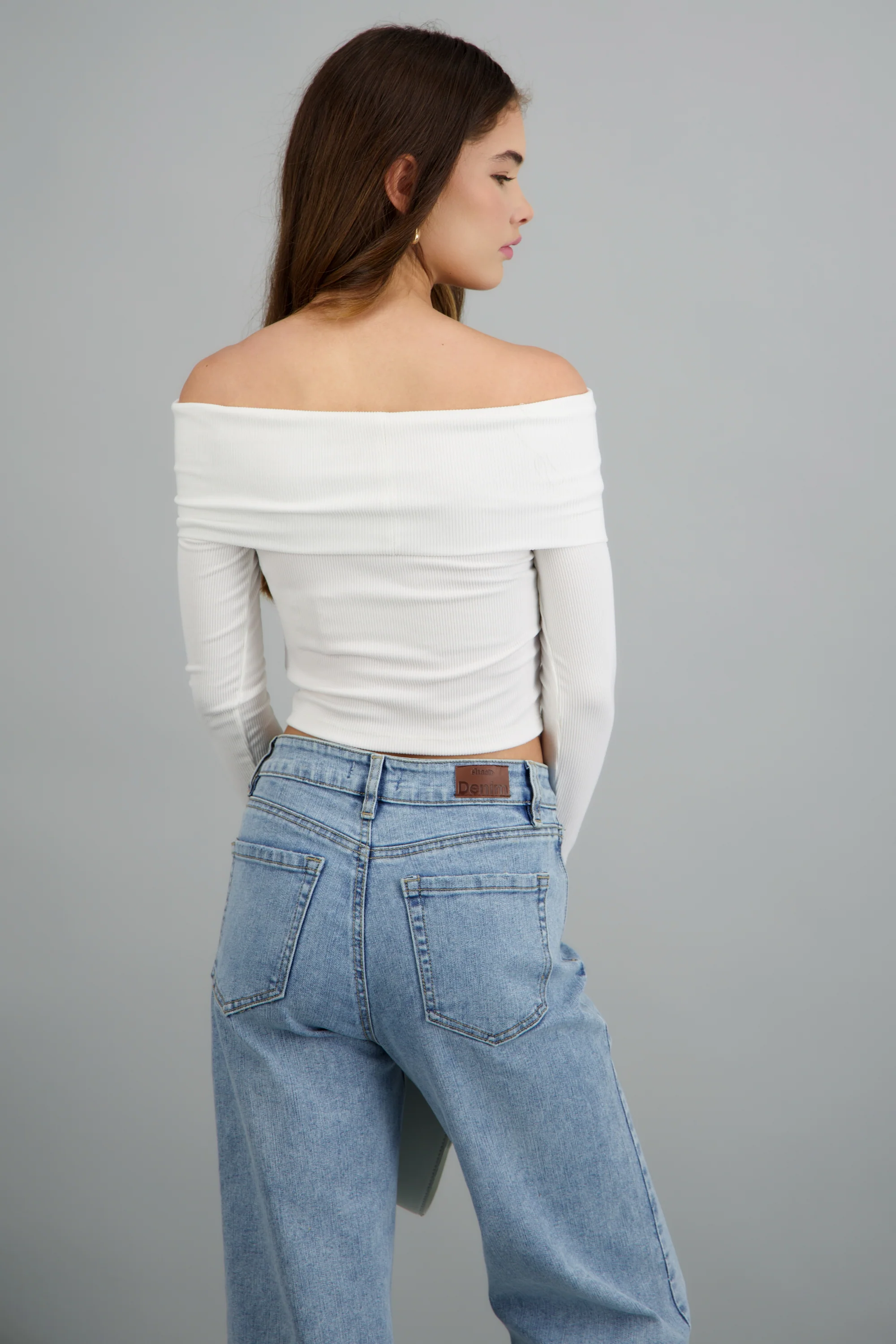 TOP OFF SHOULDER M/L RIB - Image 4