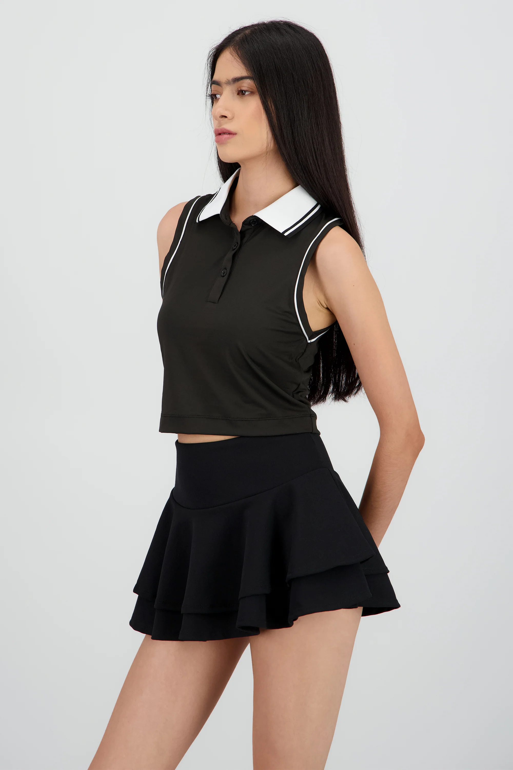 Top polo lineas contraste - Image 3