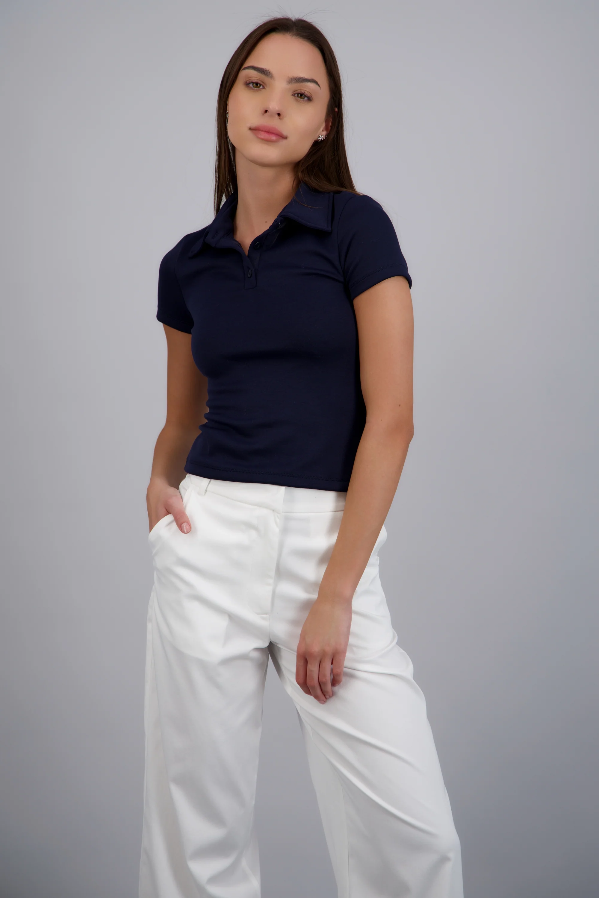 Top polo stretch tacto suave - Image 3