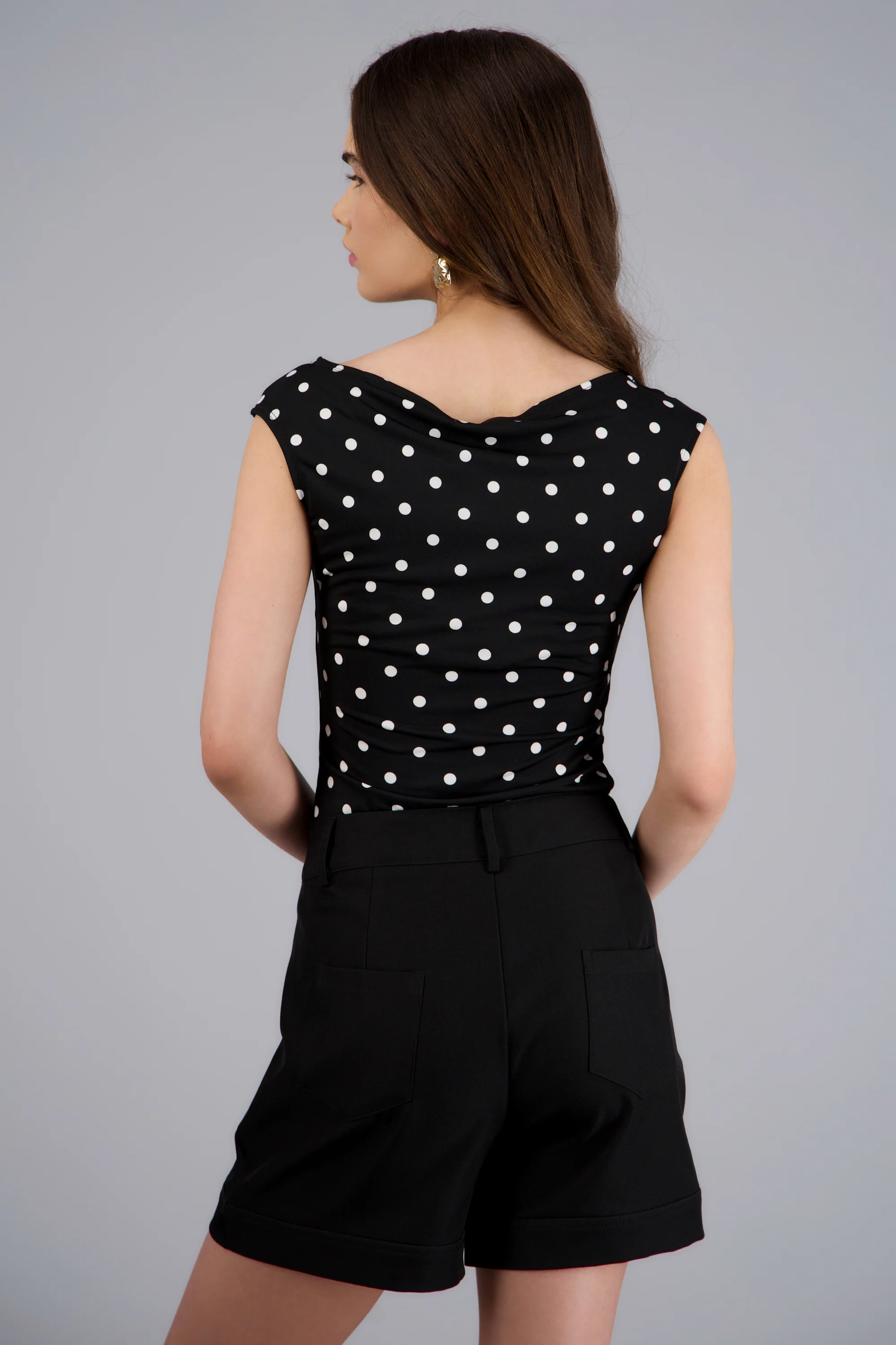Top sin manga polka dots - Image 4