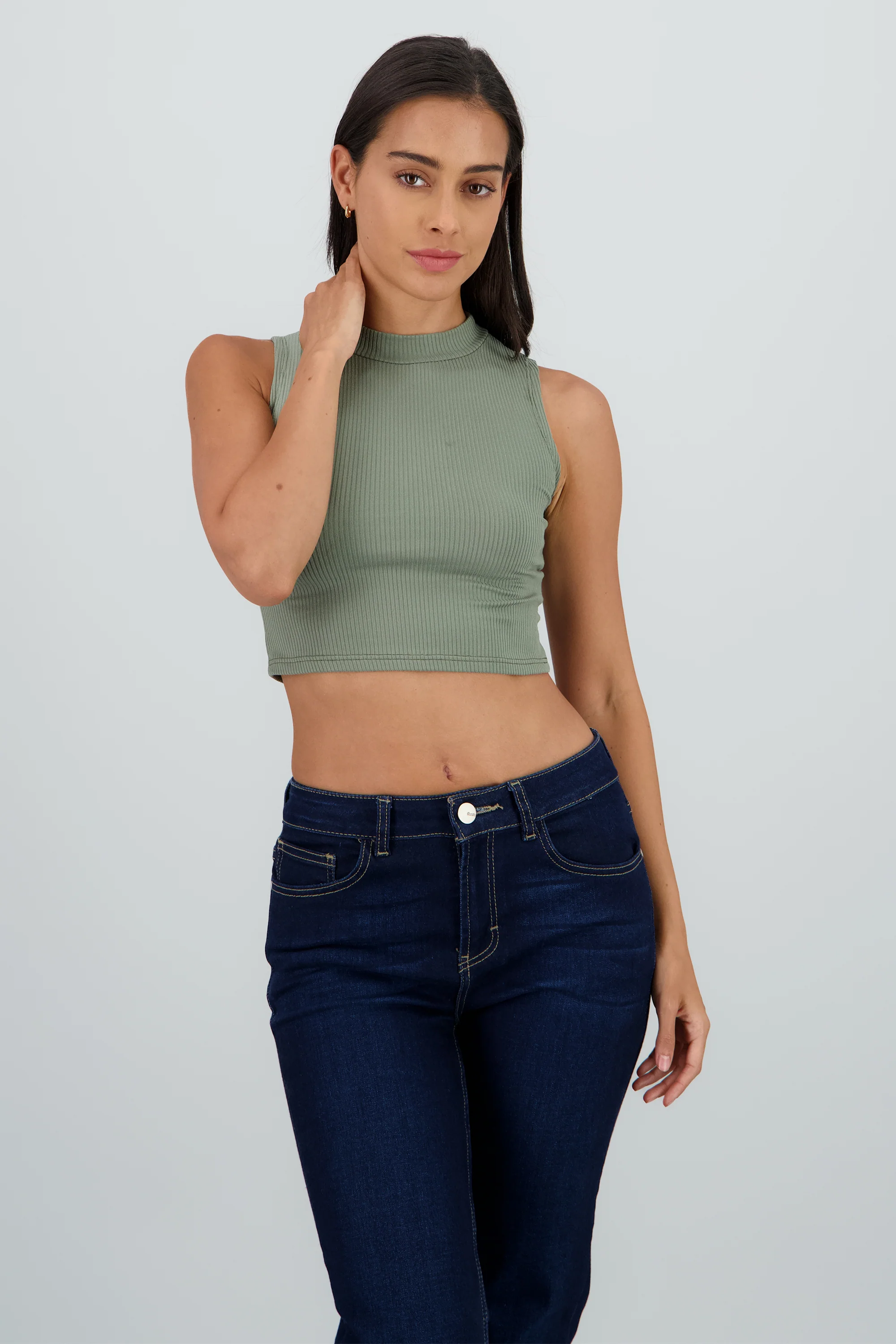 Top sin mangas cuello perkins - Image 2