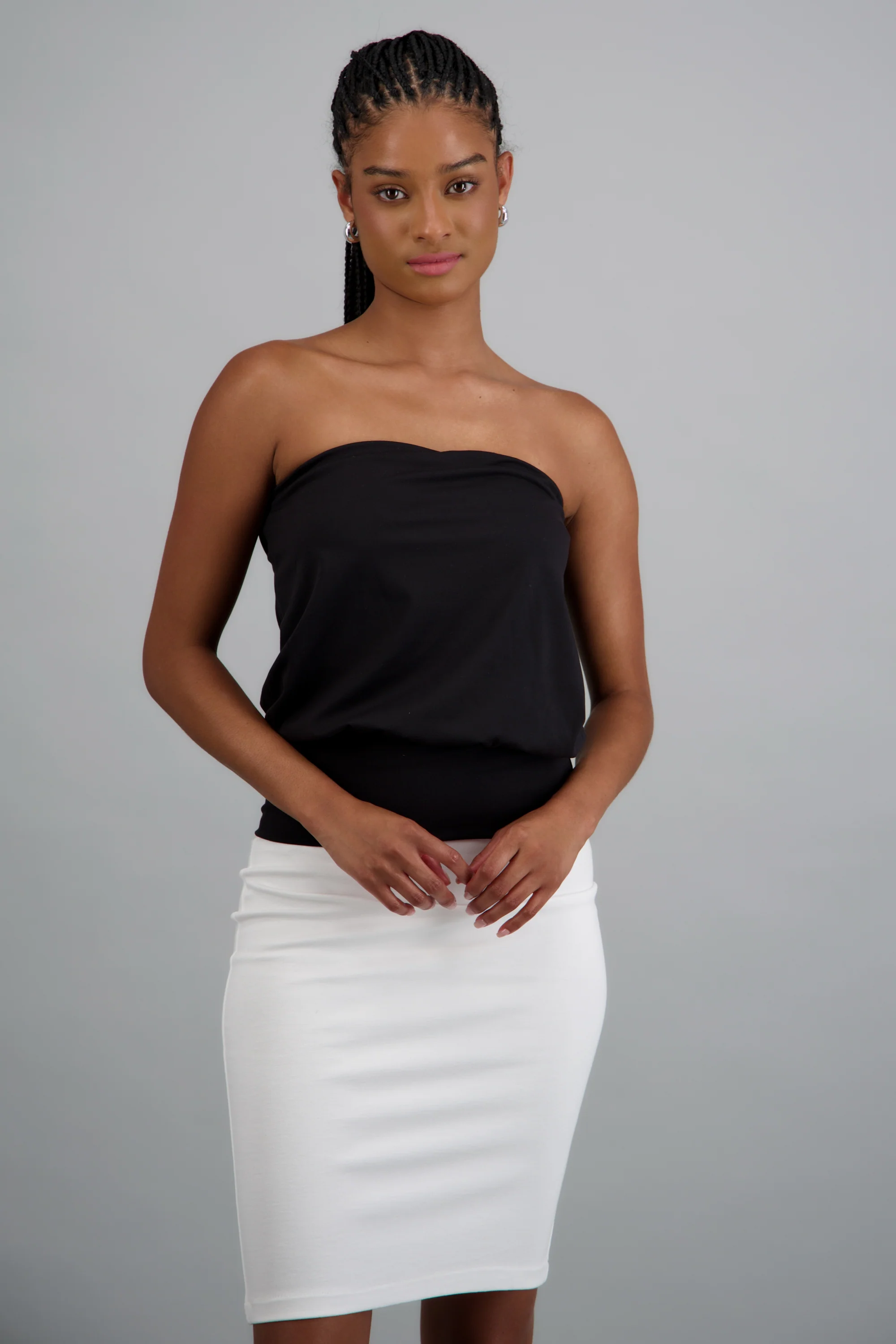 Top strapless cintura ajustada - Image 3