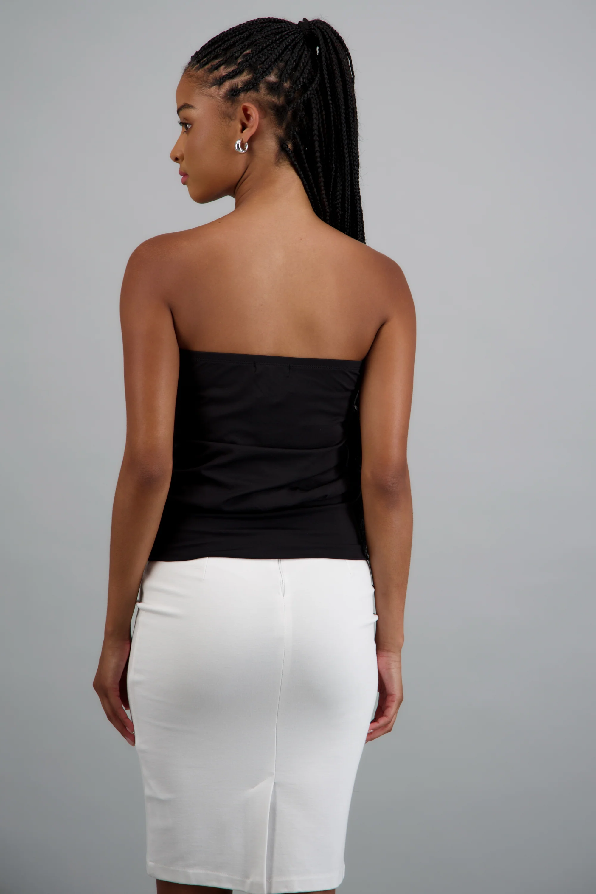 Top strapless cintura ajustada - Image 4
