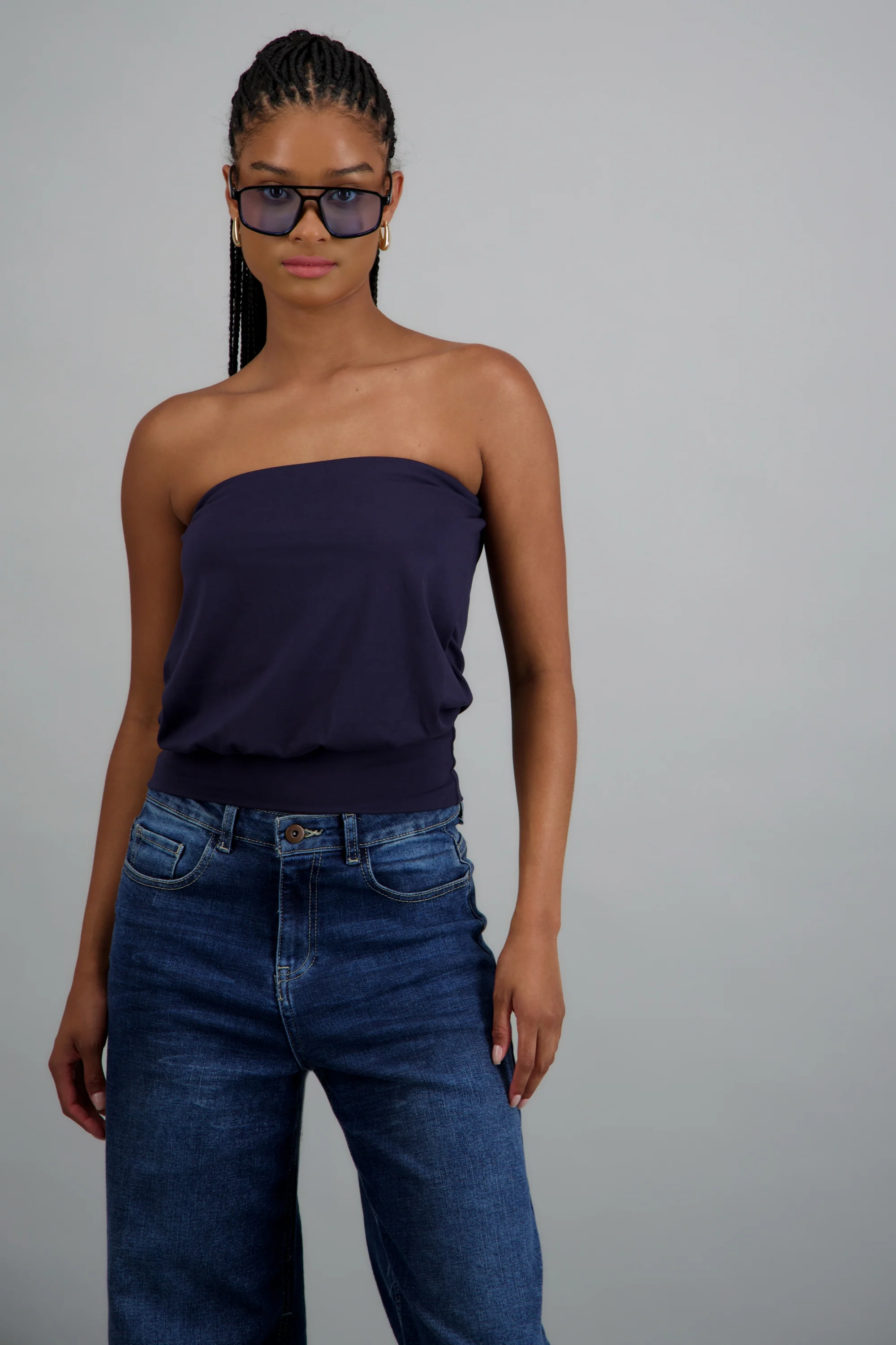 Top strapless cintura ajustada - Image 8