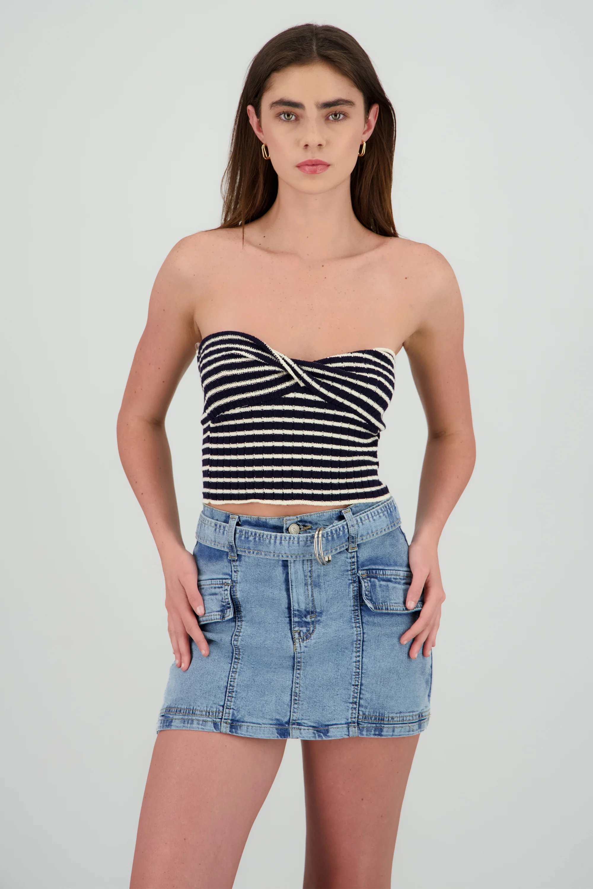 Top strapless detalle escote - Image 2