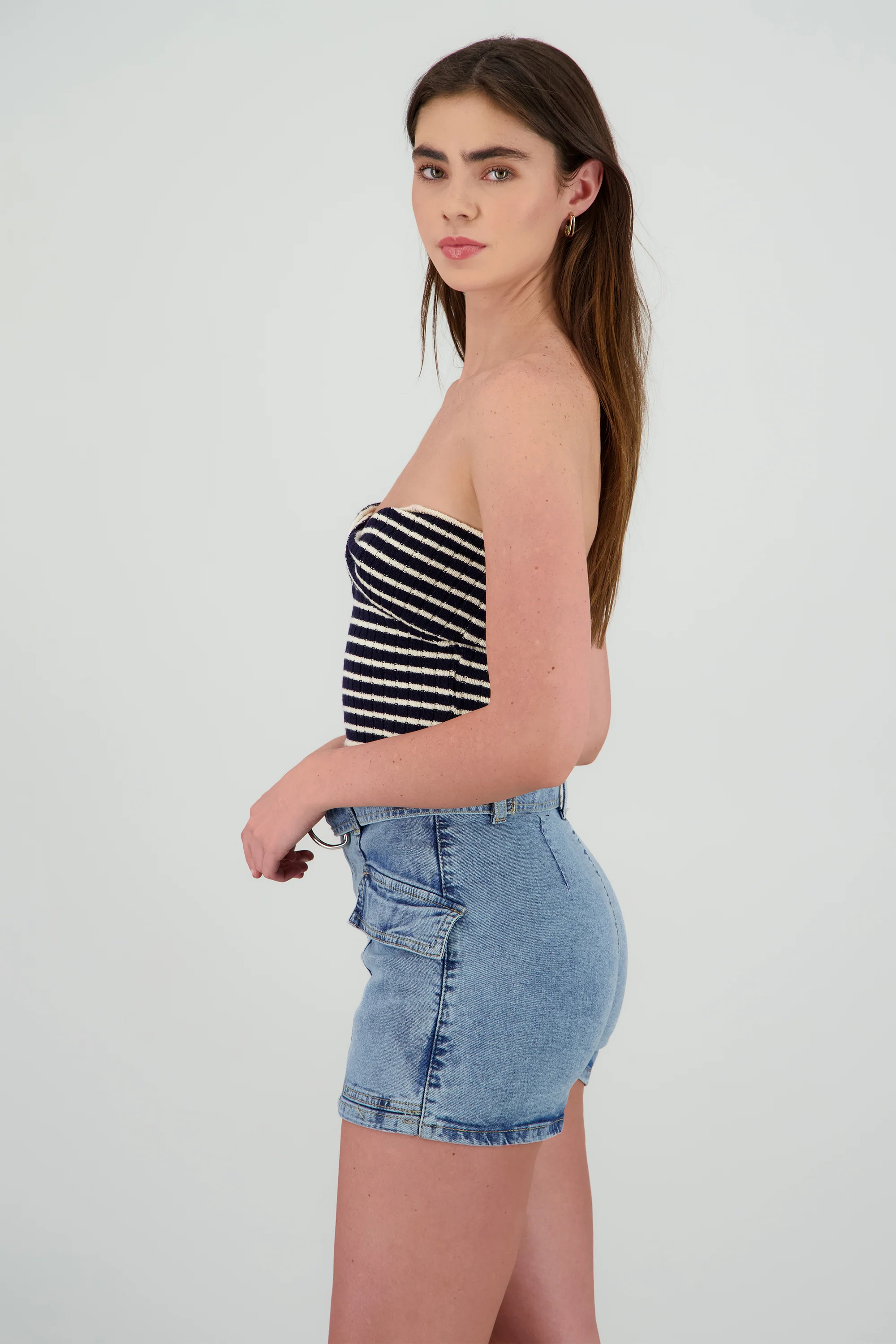 Top strapless detalle escote - Image 3