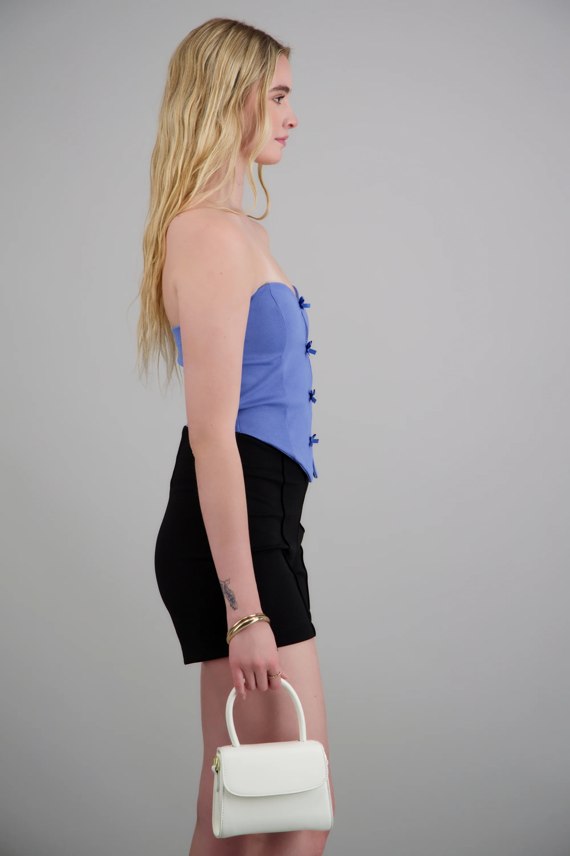Top strapless detalle moños - Image 3