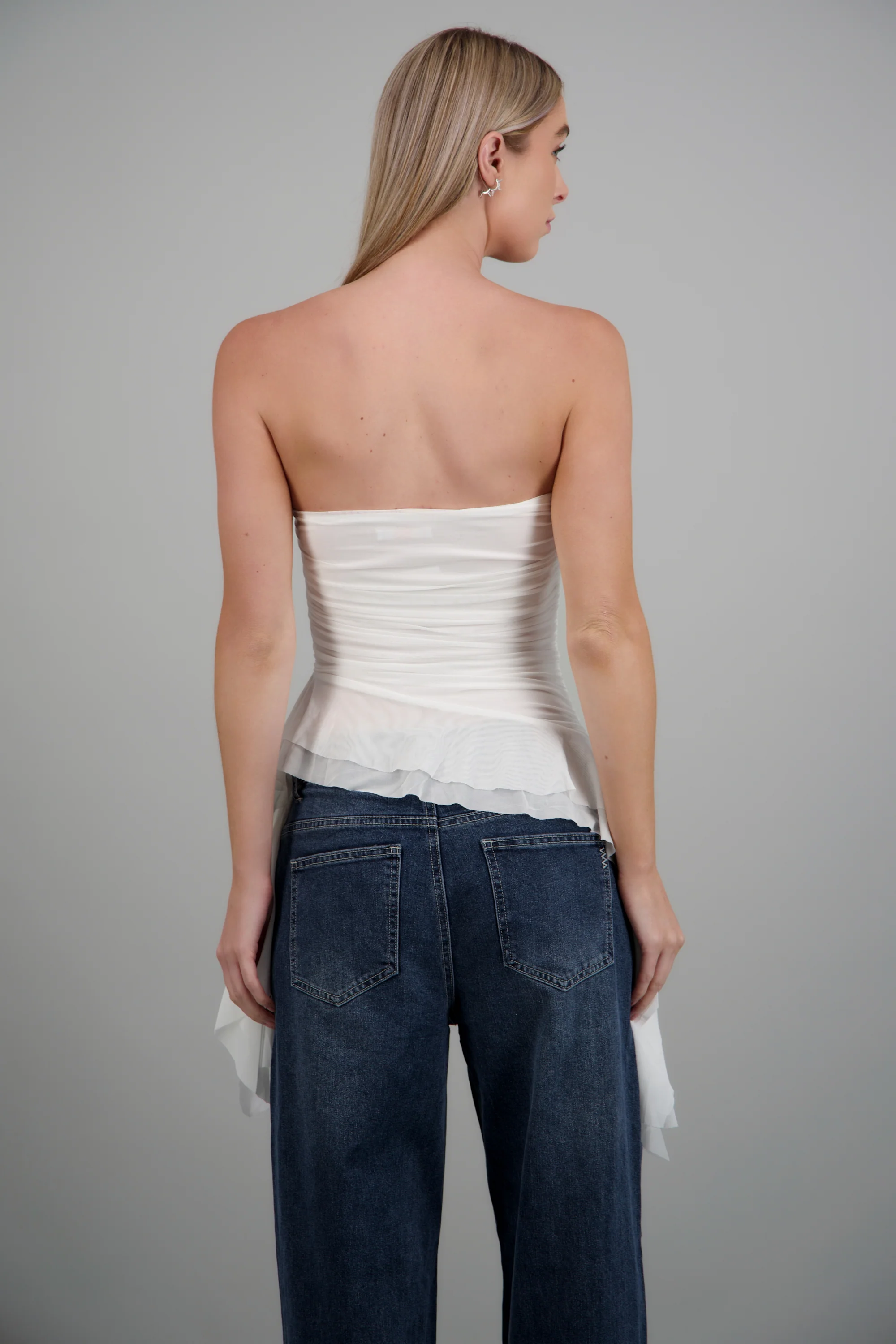 Top strapless drapeado - Image 4