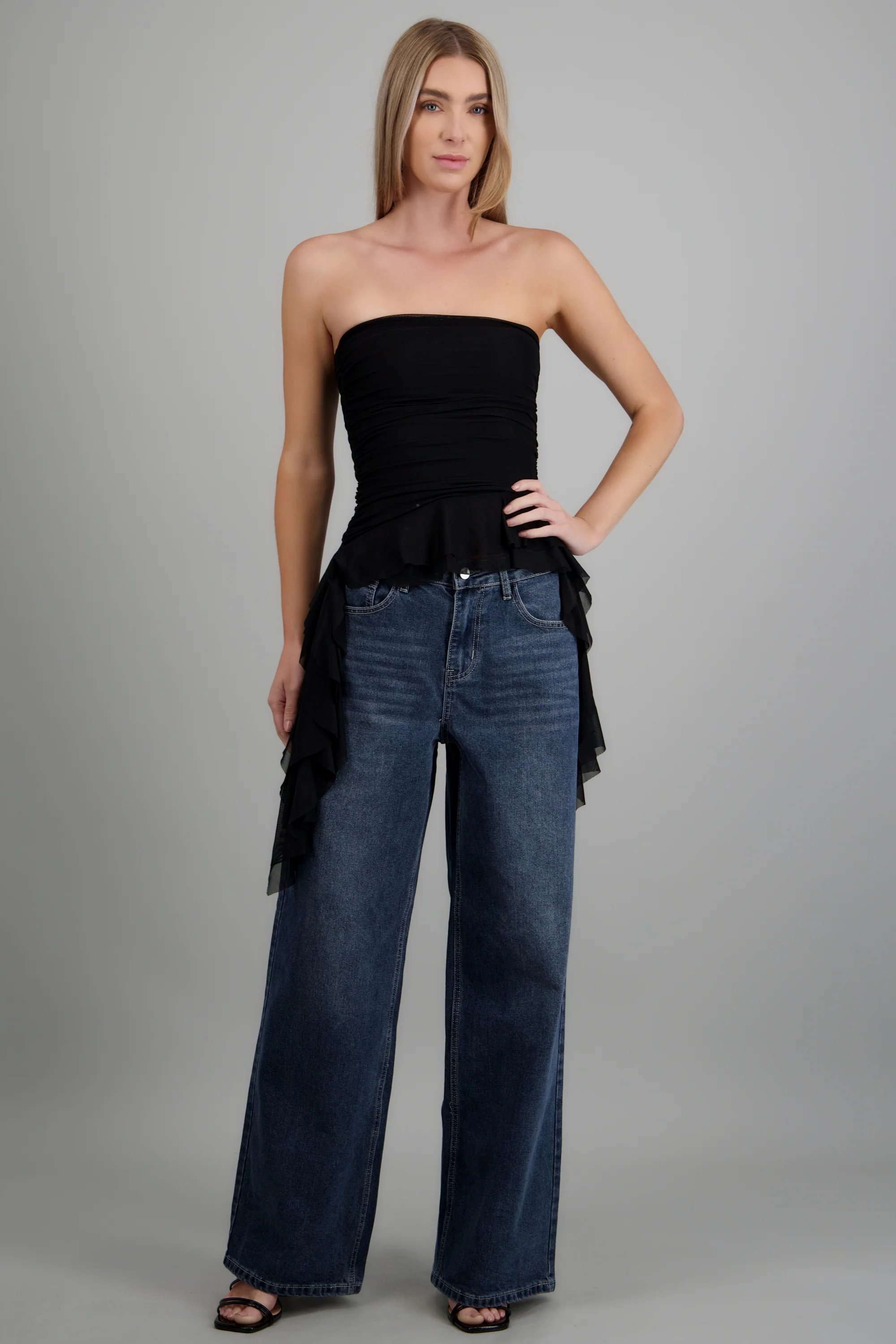 Top strapless drapeado - Image 4