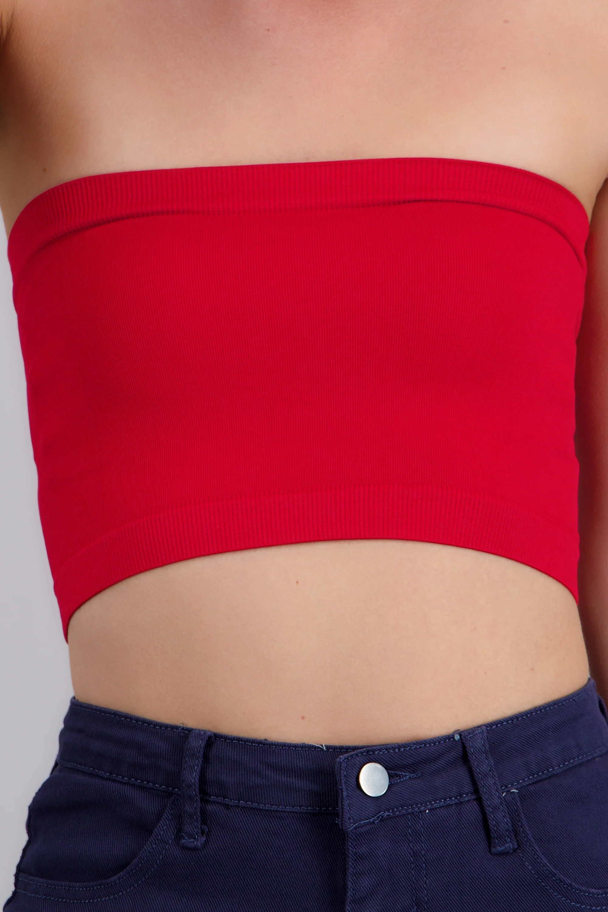 Top strapless liso - Image 5