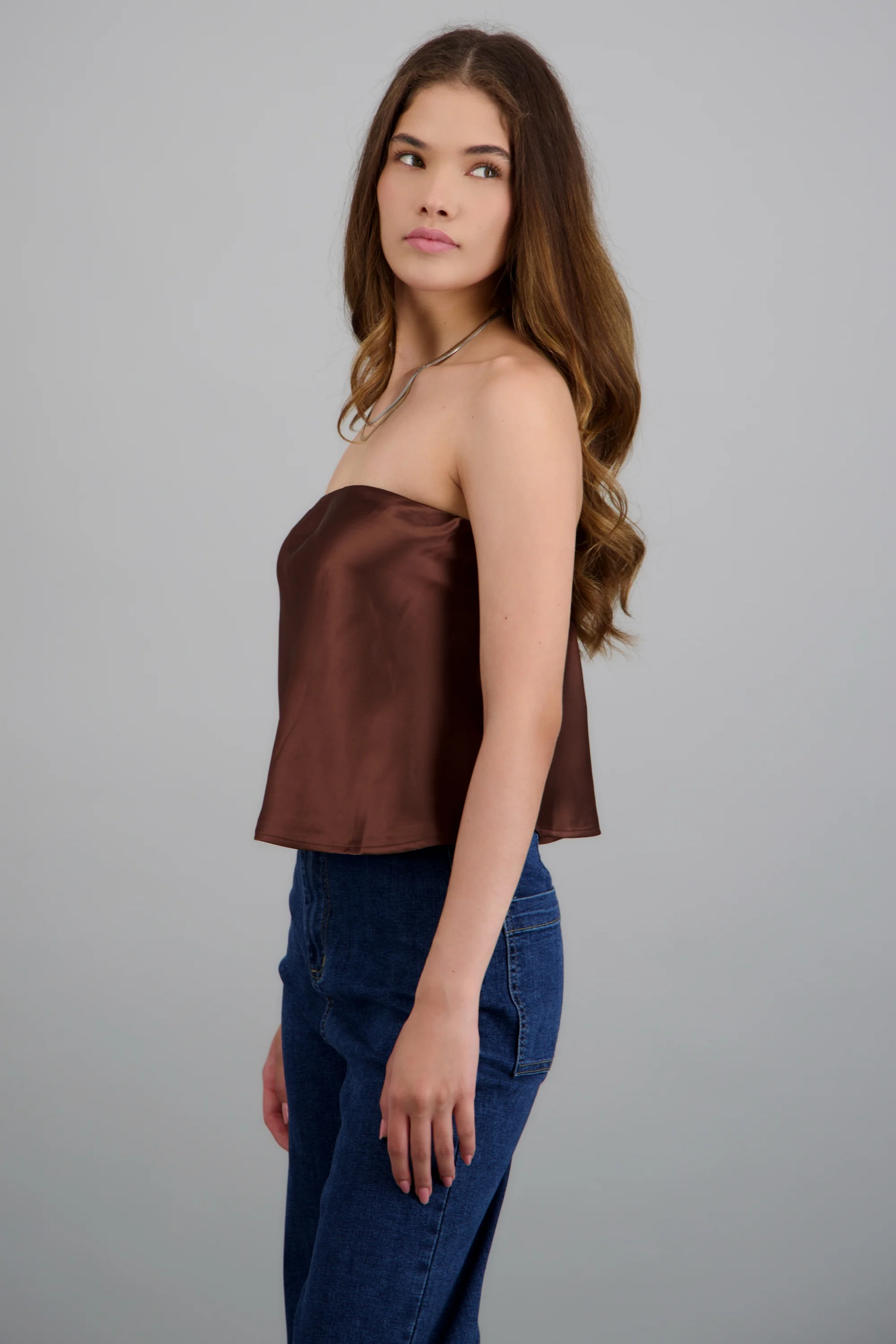 Top strapless satin - Image 2