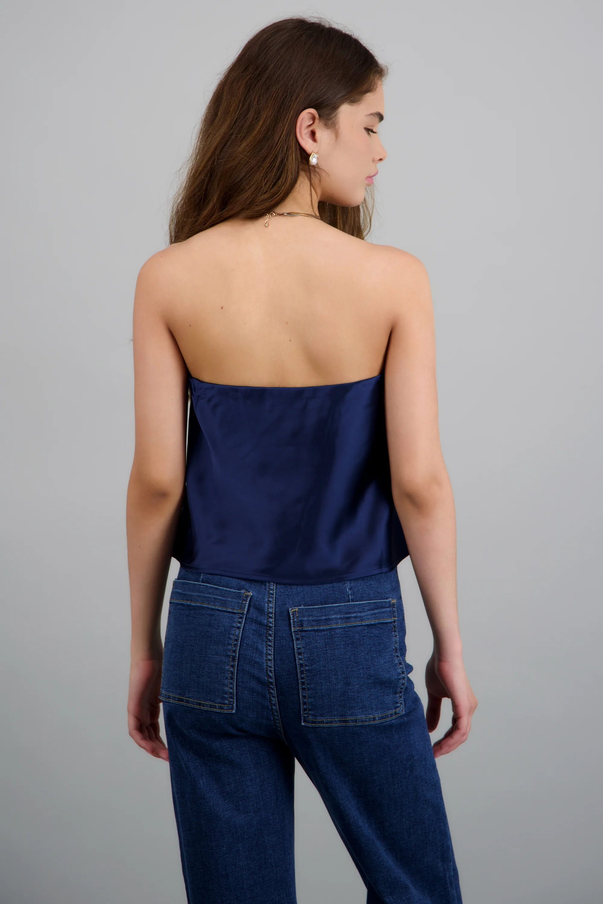 Top strapless satin - Image 4