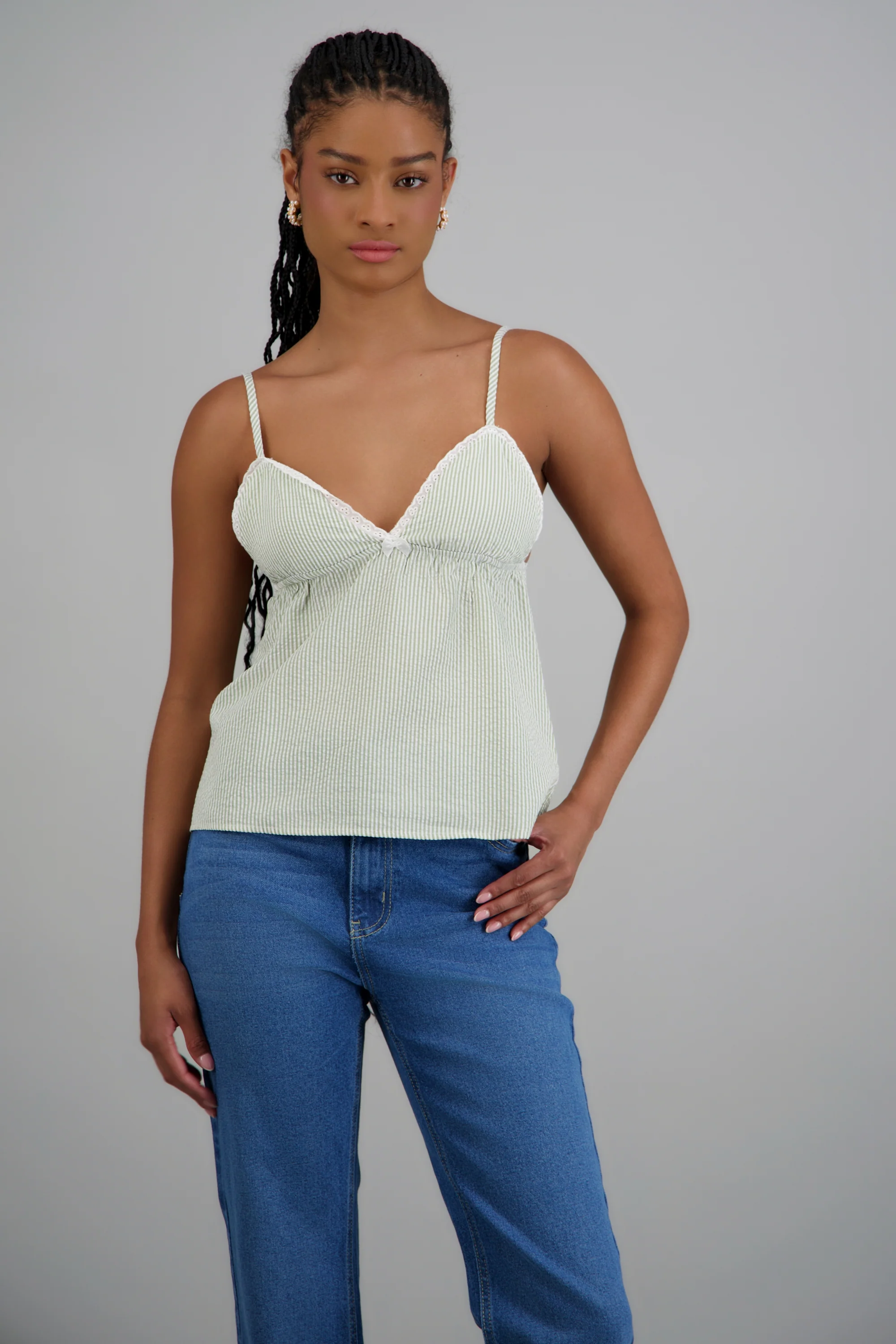 Top tirantes con rayas