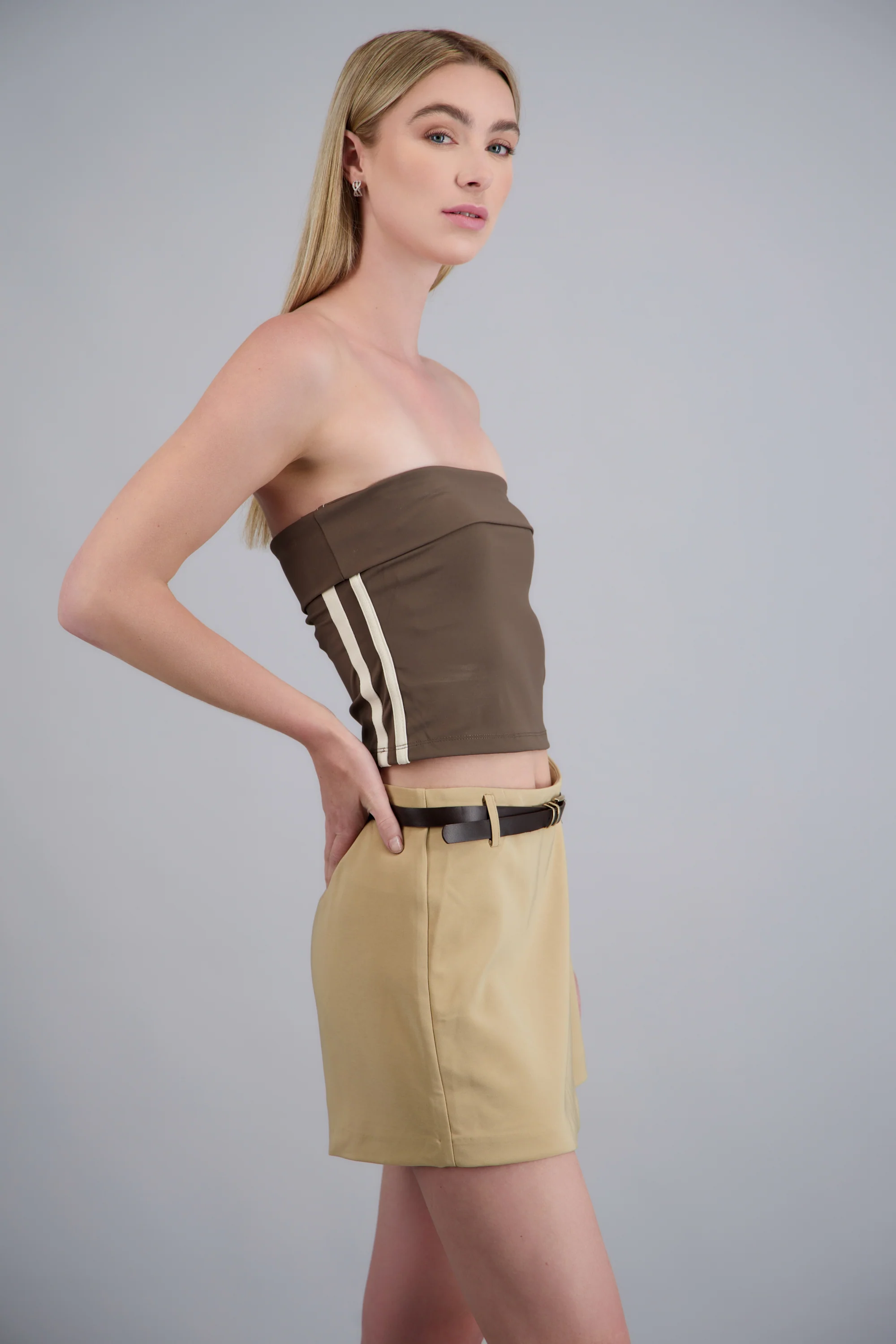 Top tubo cropped liso - Image 2