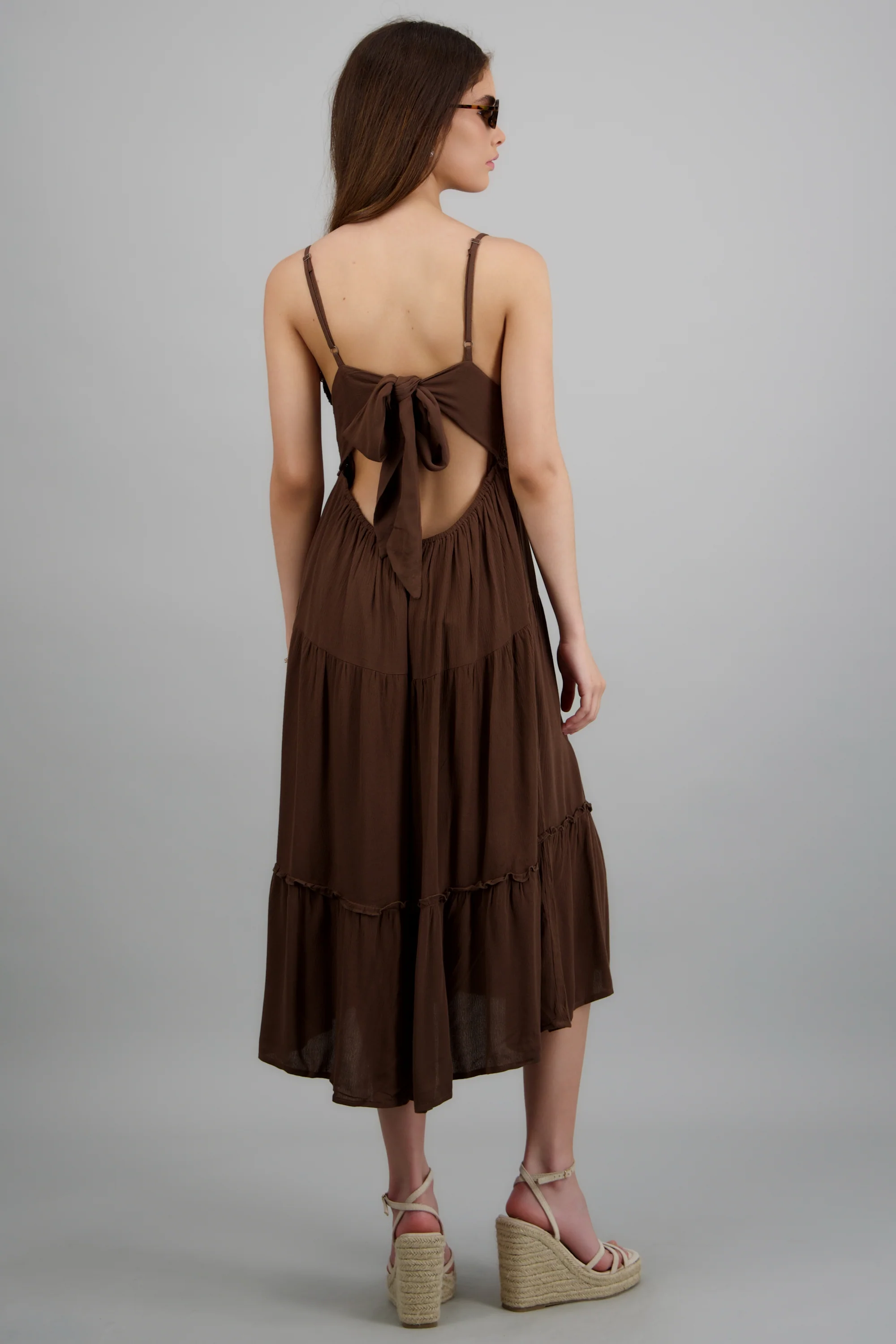 Vestido con crochet liso - Image 4