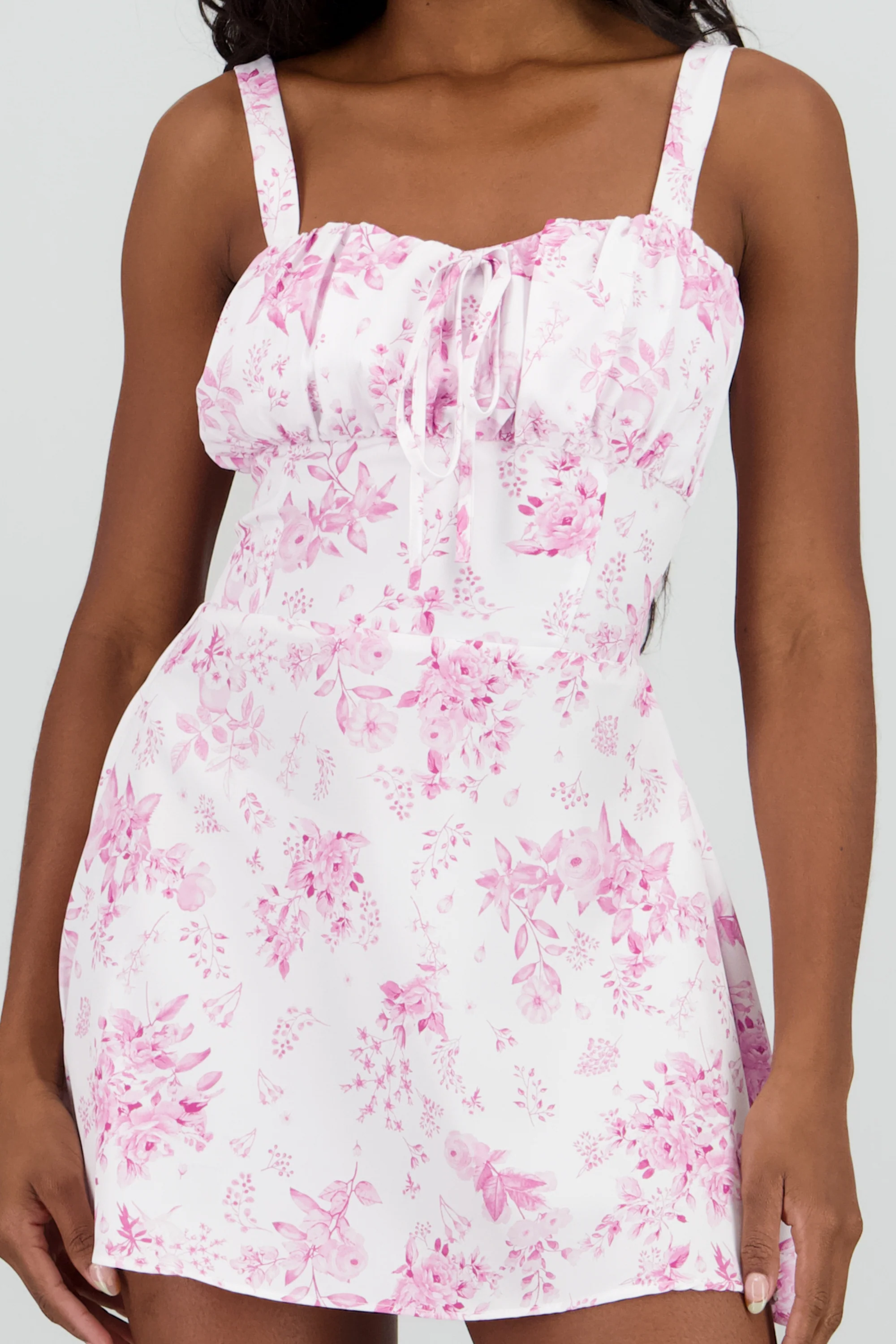 Vestido corset detalle flores - Image 5