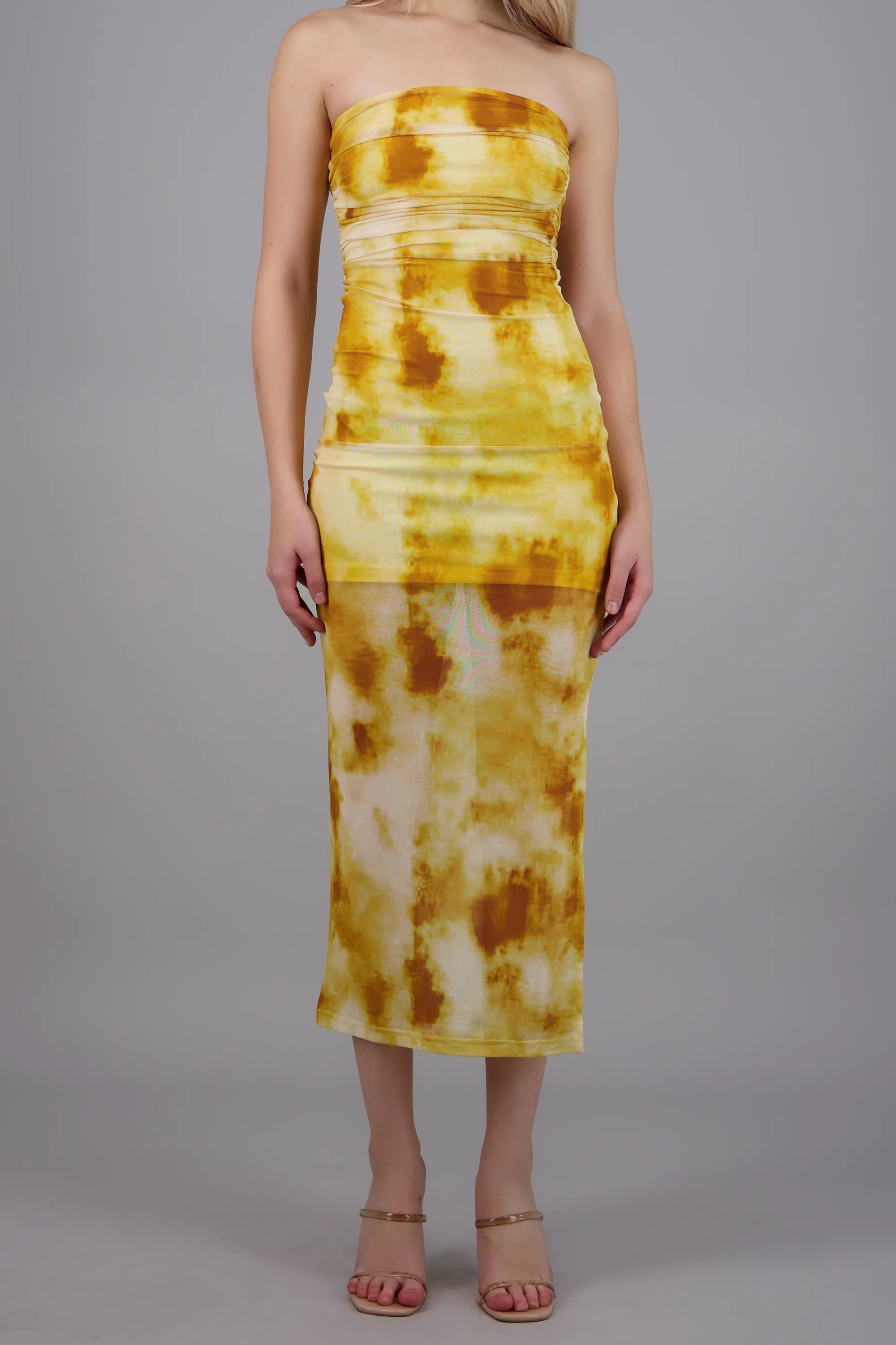 Vestido de mesh estampado - Image 5