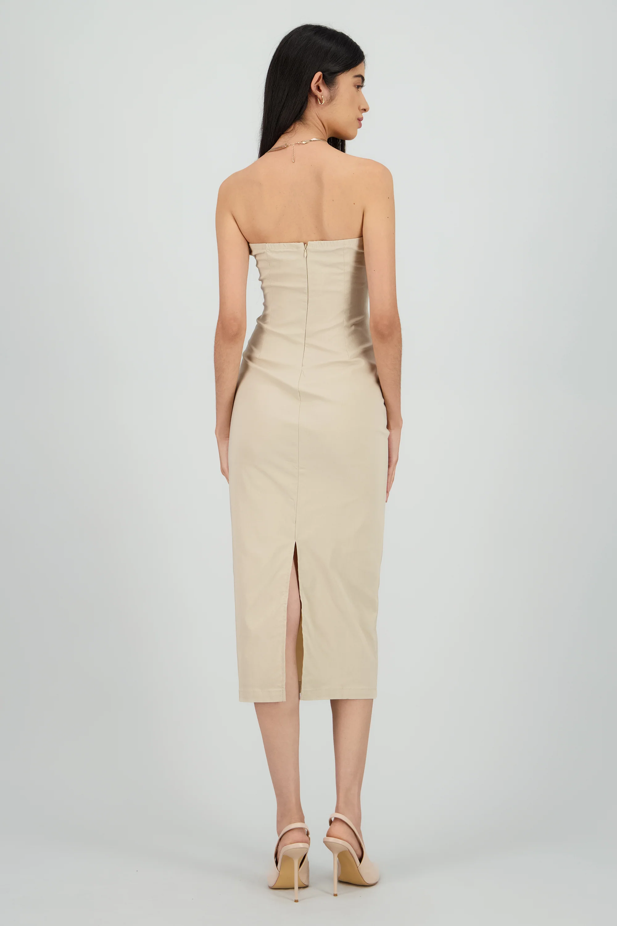 Vestido drapeado tubo - Image 4