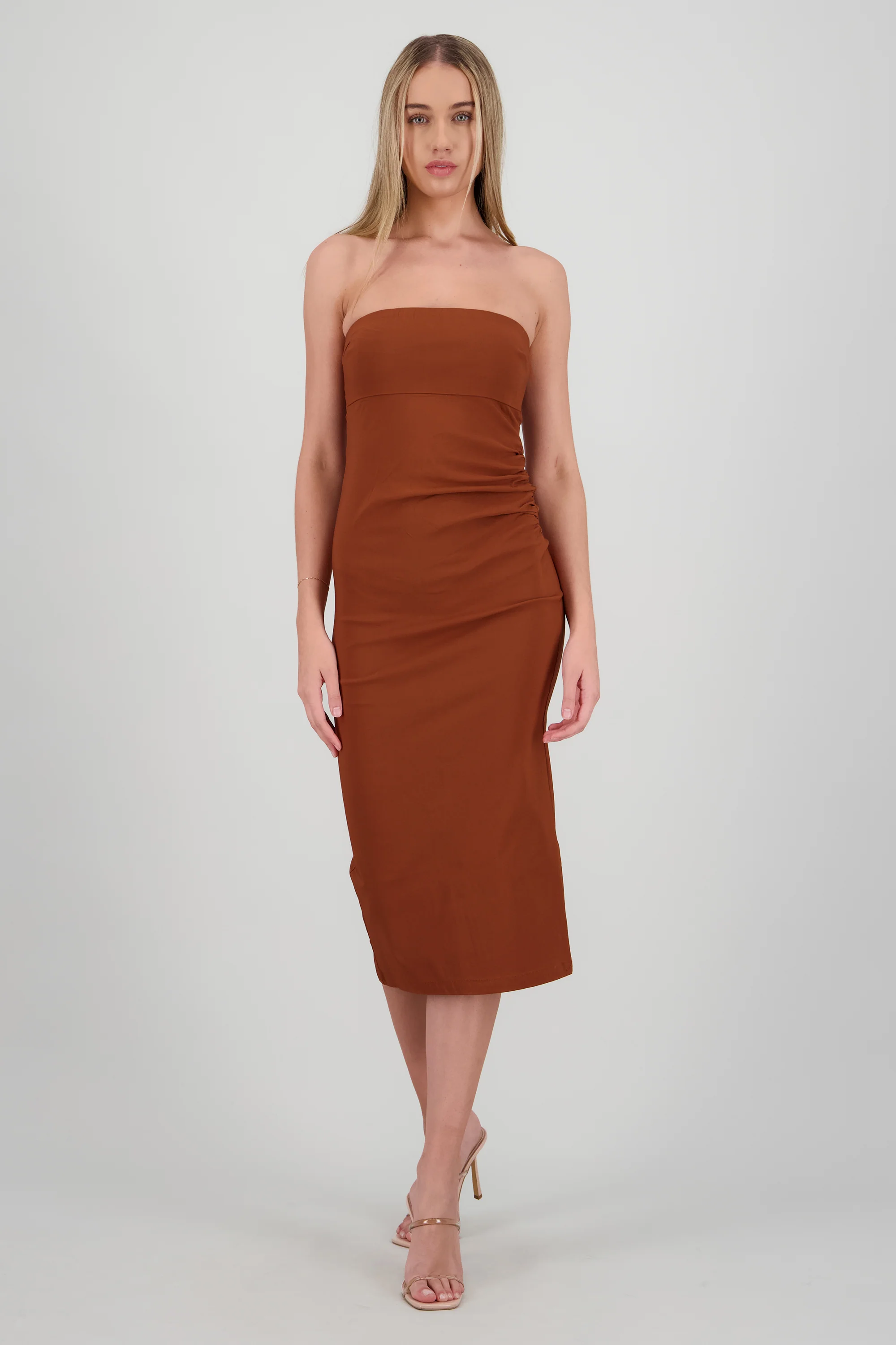 Vestido drapedado tubo - Image 2