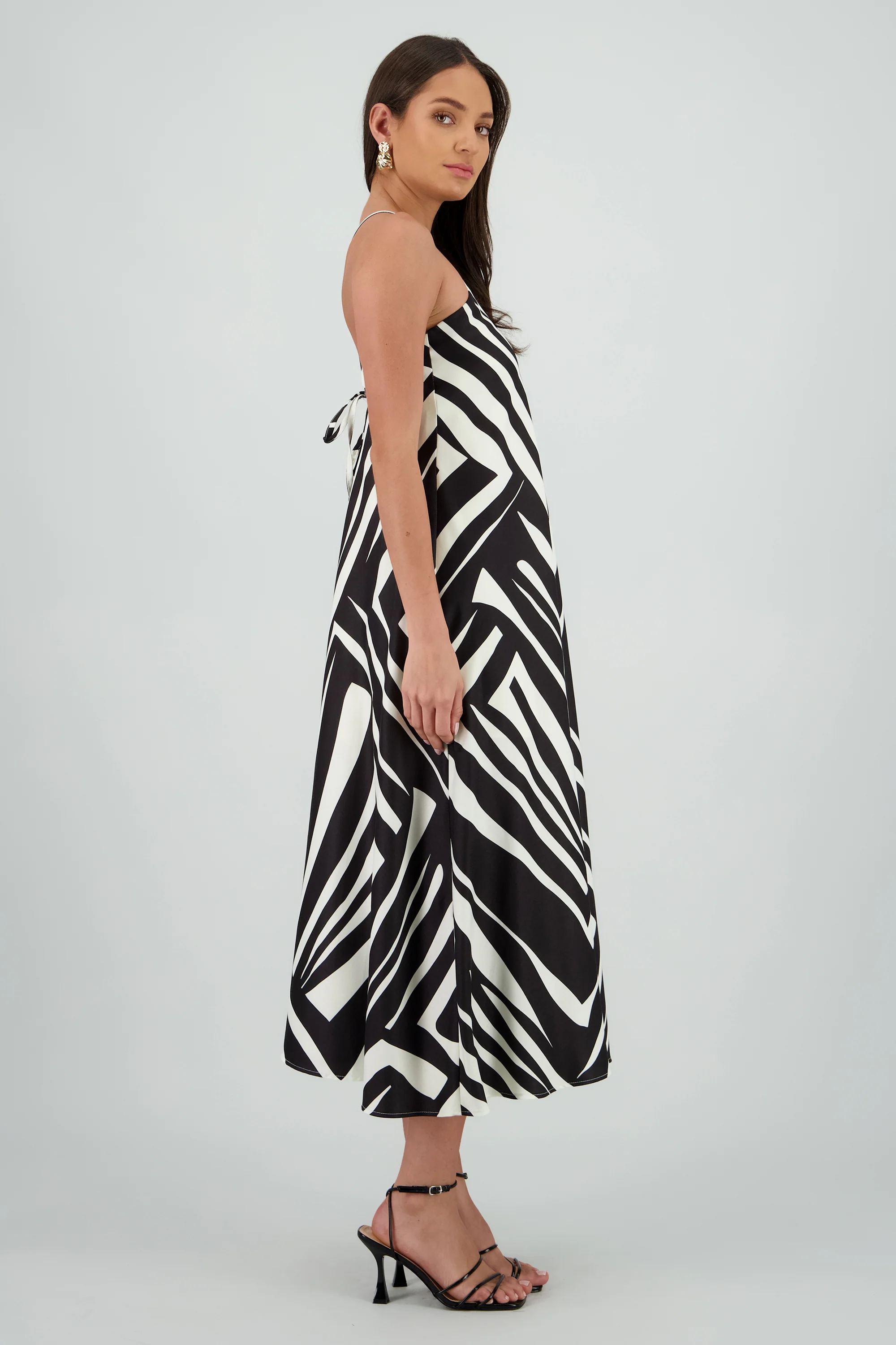 Vestido escote v estampado - Image 3
