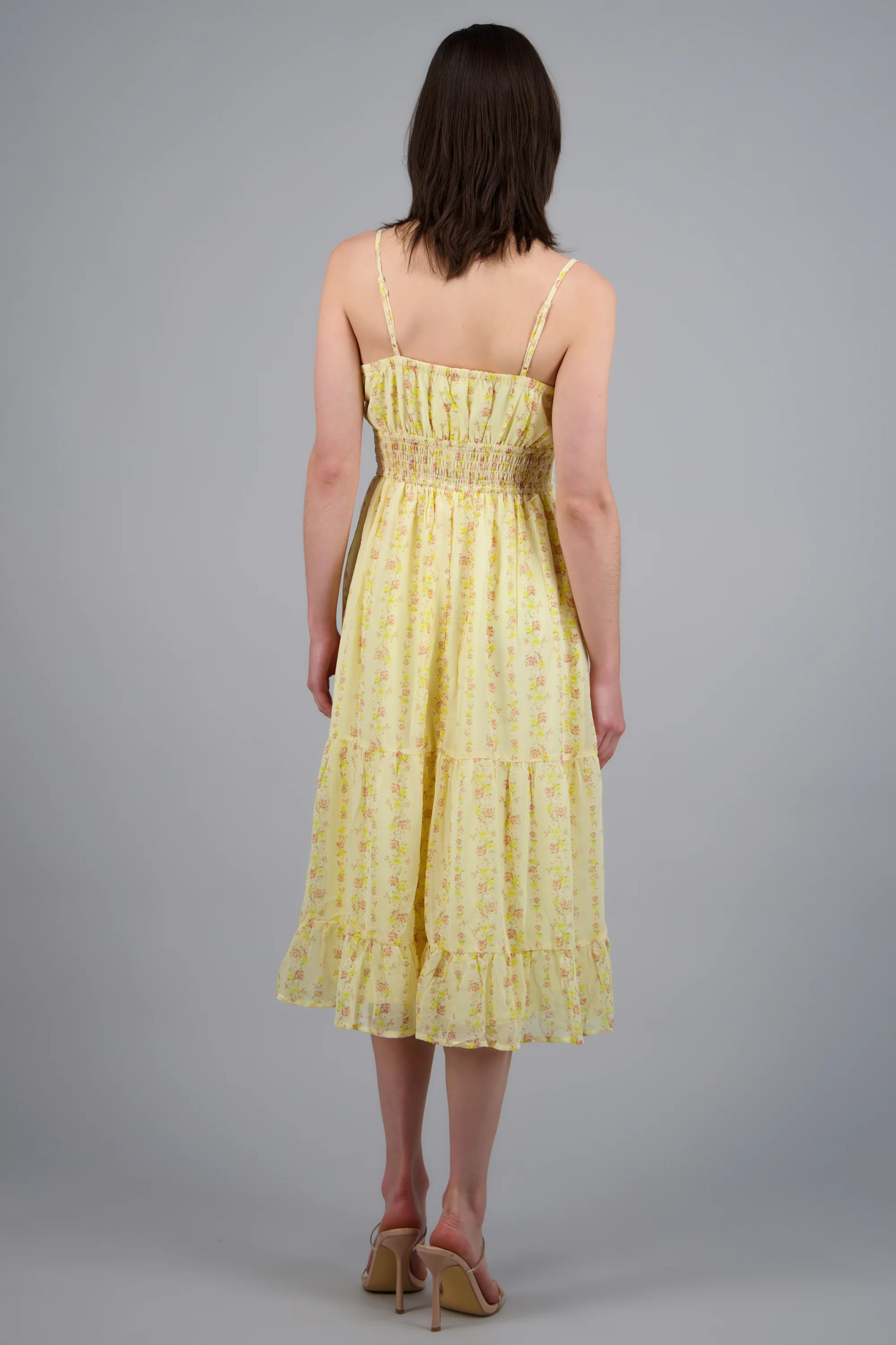 VESTIDO ESTAMPADO ESCOTE NUDO - Image 4